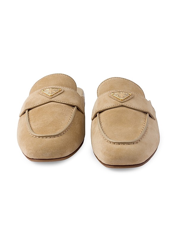 Shop Prada Suede Sabots Mules | Saks Fifth Avenue Shop Prada Suede Sabots Mules | Saks Fifth Avenue