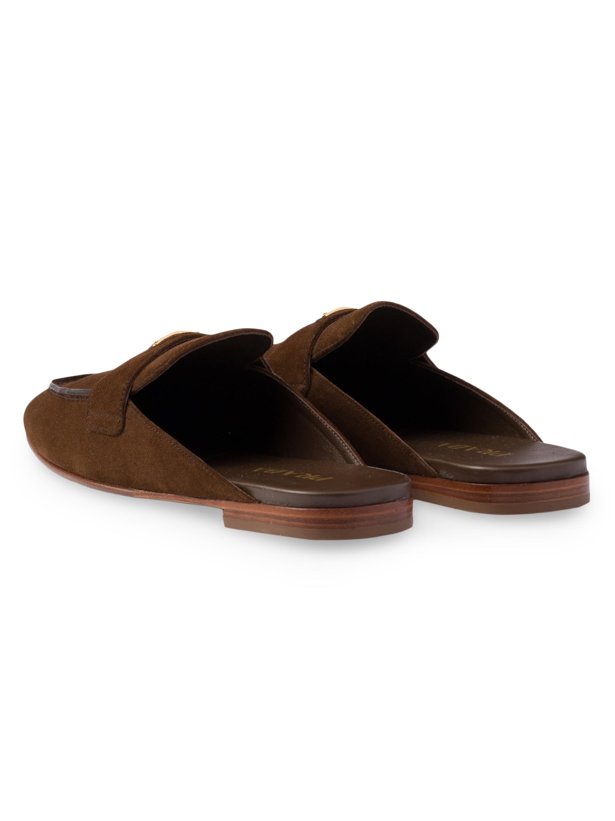 Prada Suede Sabots Mules | Saks Fifth Avenue