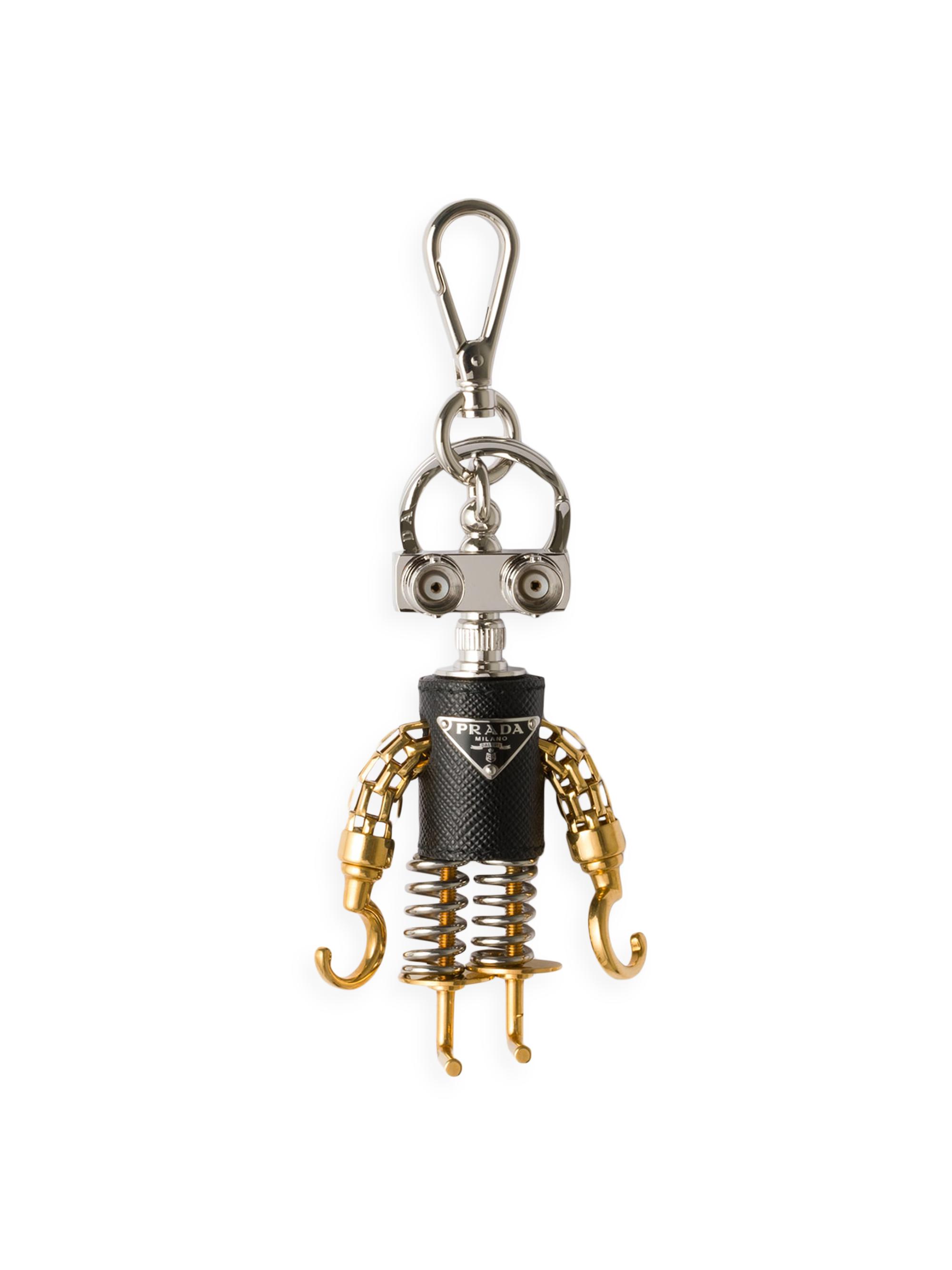 Prada Robot Saffiano Leather Bag Charm | Saks Fifth Avenue