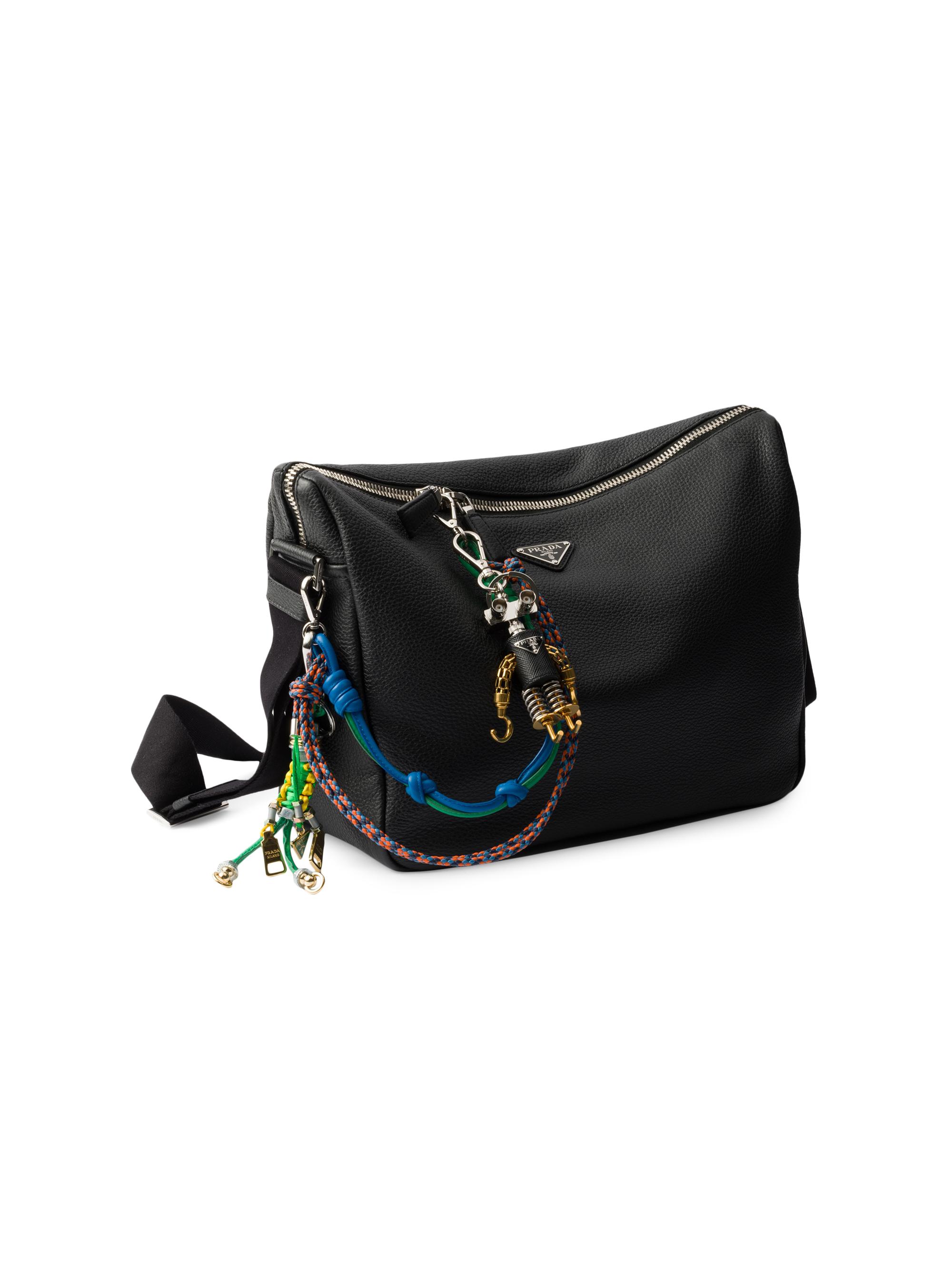 Prada Robot Saffiano Leather Bag Charm | Saks Fifth Avenue