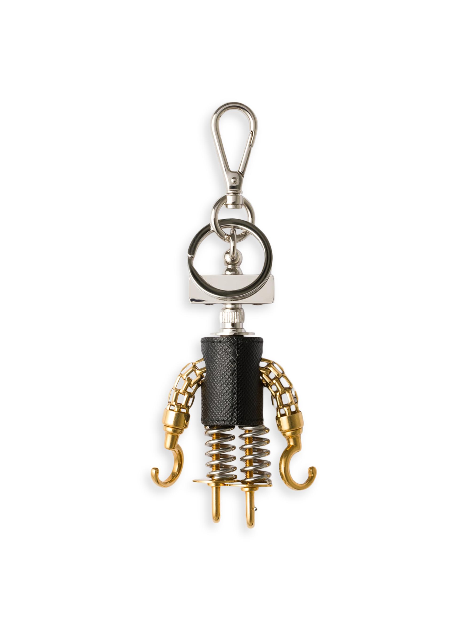 Prada Robot Saffiano Leather Bag Charm | Saks Fifth Avenue
