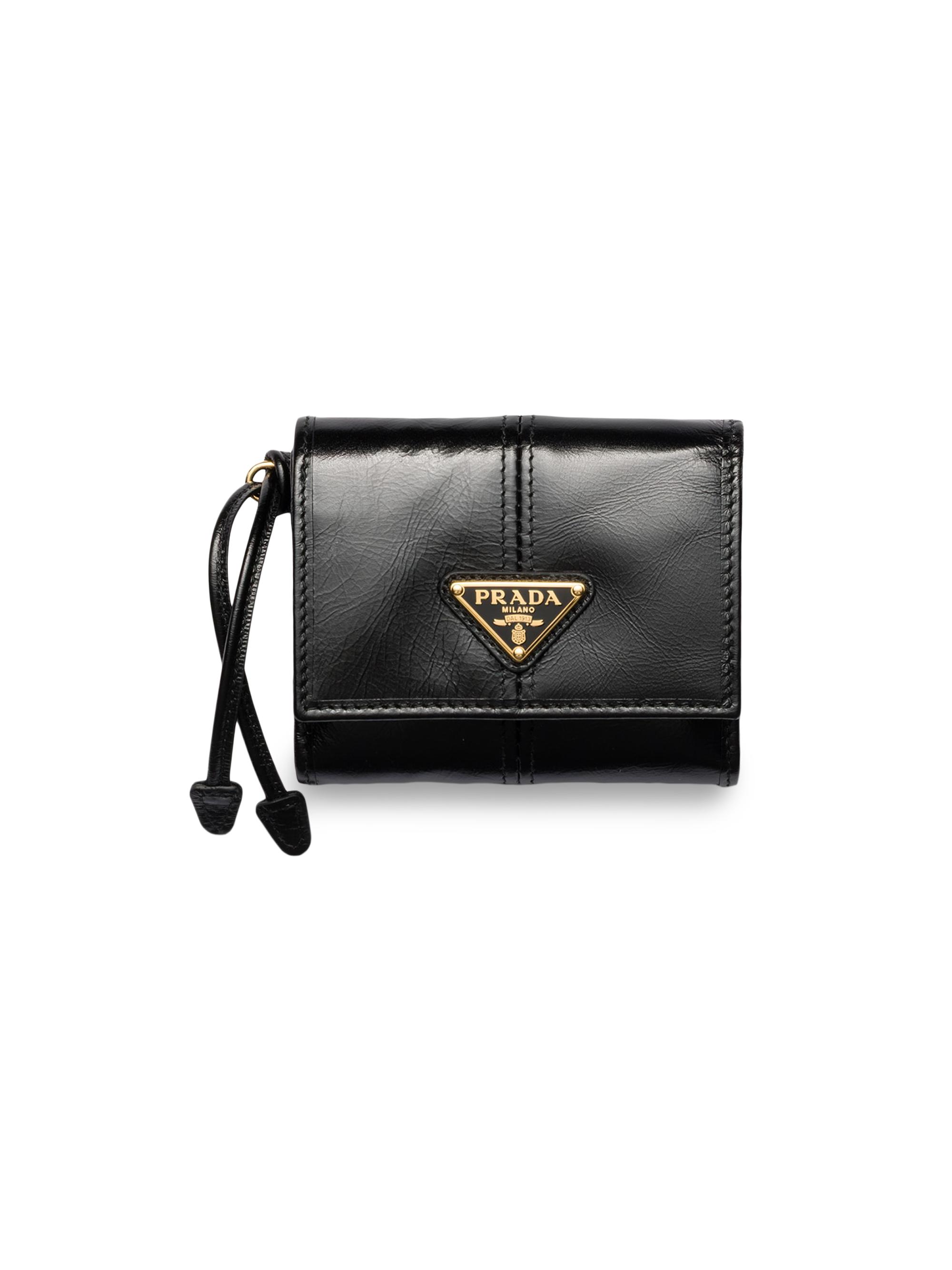 Prada Women's  Leather Wallet - Black