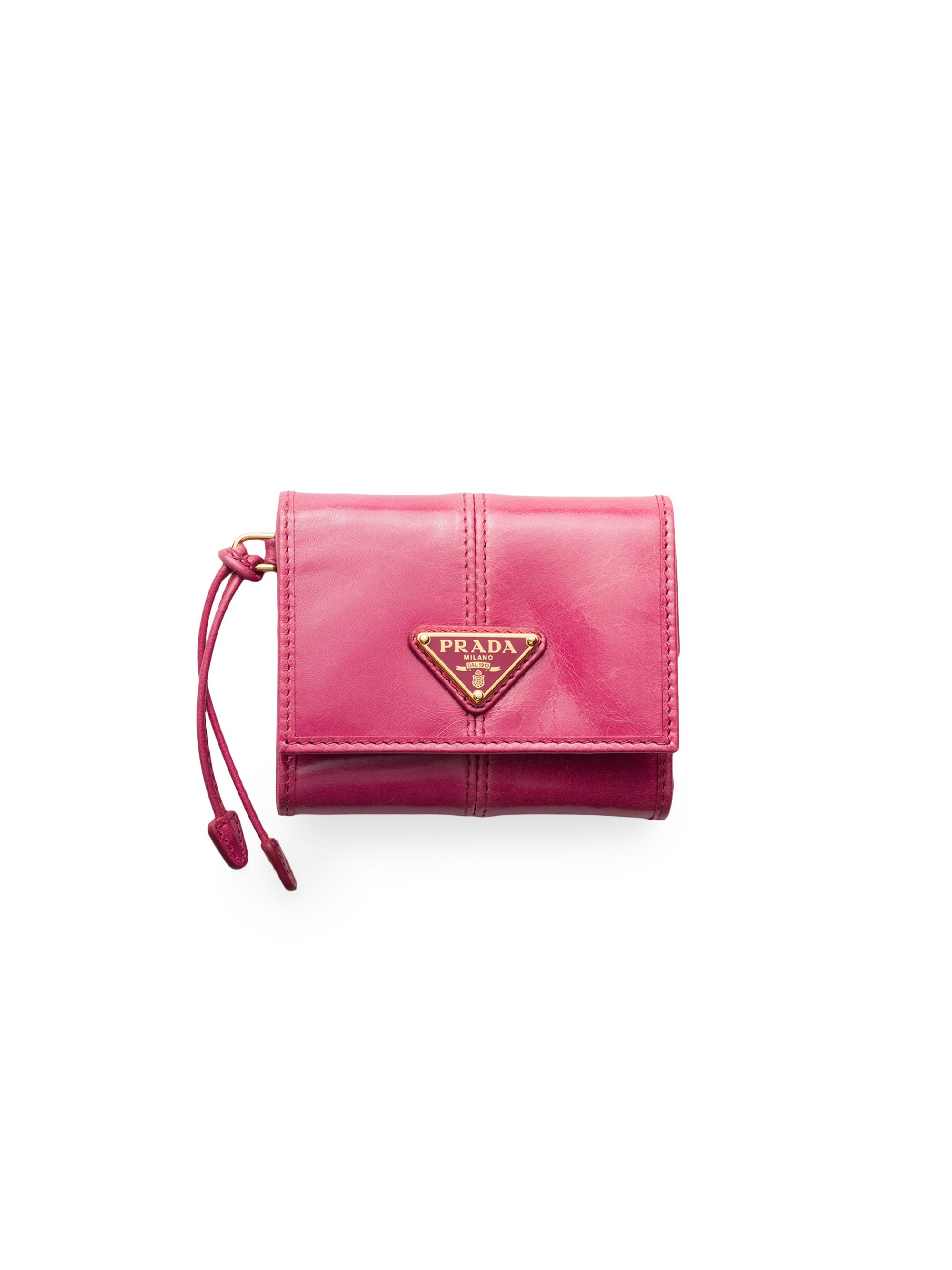 Prada Women's  Leather Wallet - Pink Gold | Thumbnail 5