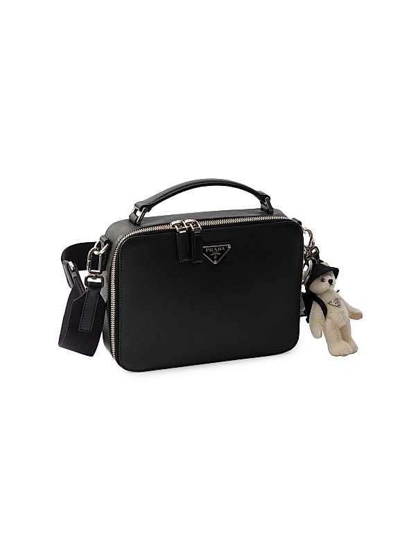 Shop Prada Teddy Bag Charm with Metal Ring | Saks Fifth Avenue Shop Prada Teddy Bag Charm with Metal Ring | Saks Fifth Avenue
