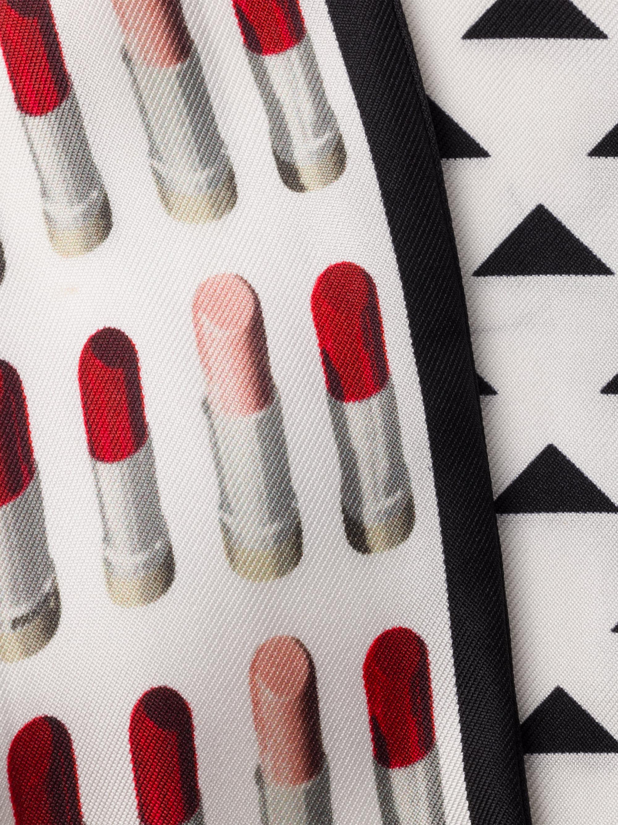 Prada Printed Silk Twill Skinny Scarf | Saks Fifth Avenue