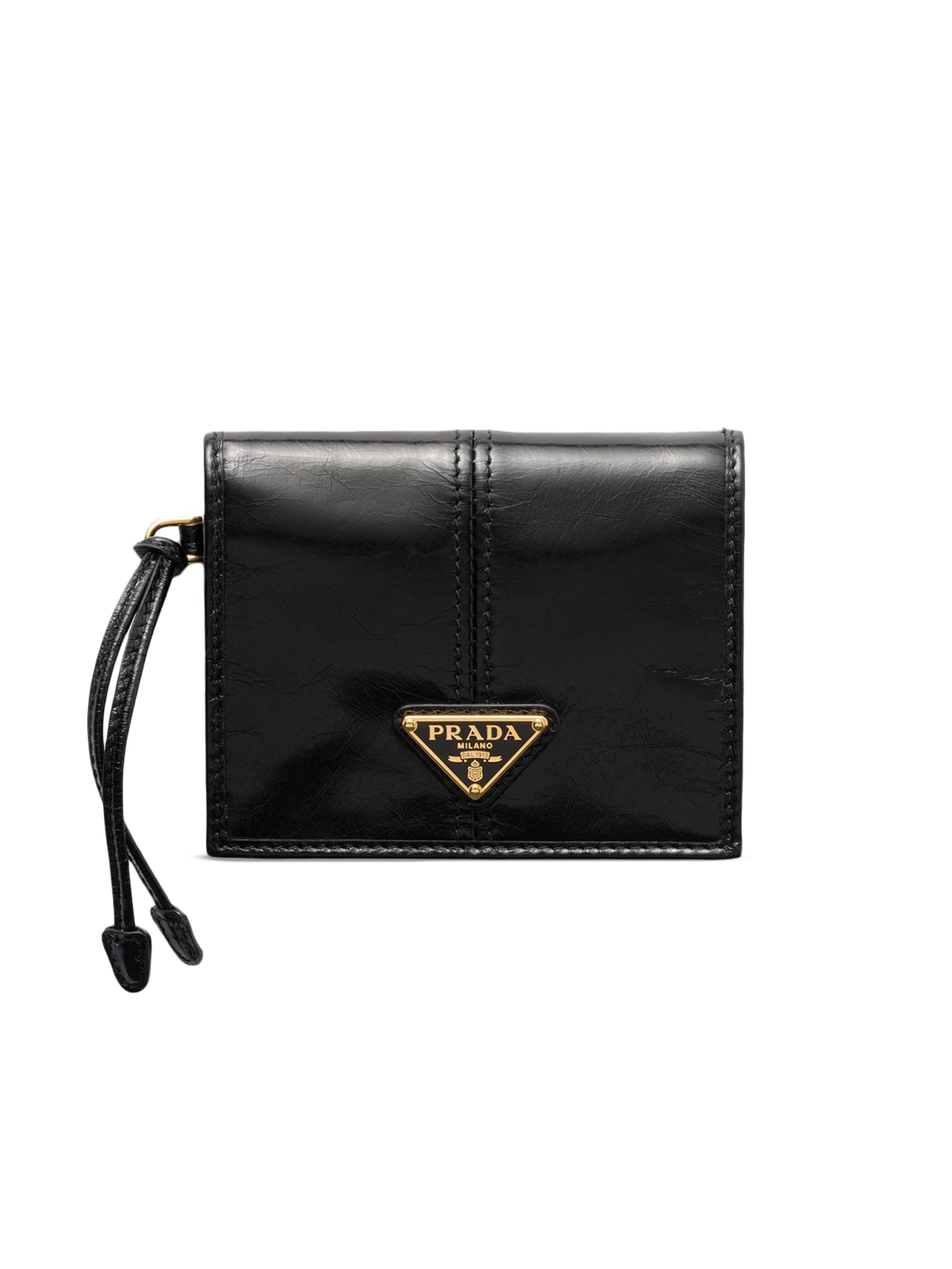 Prada Women's  Leather Wallet - Black