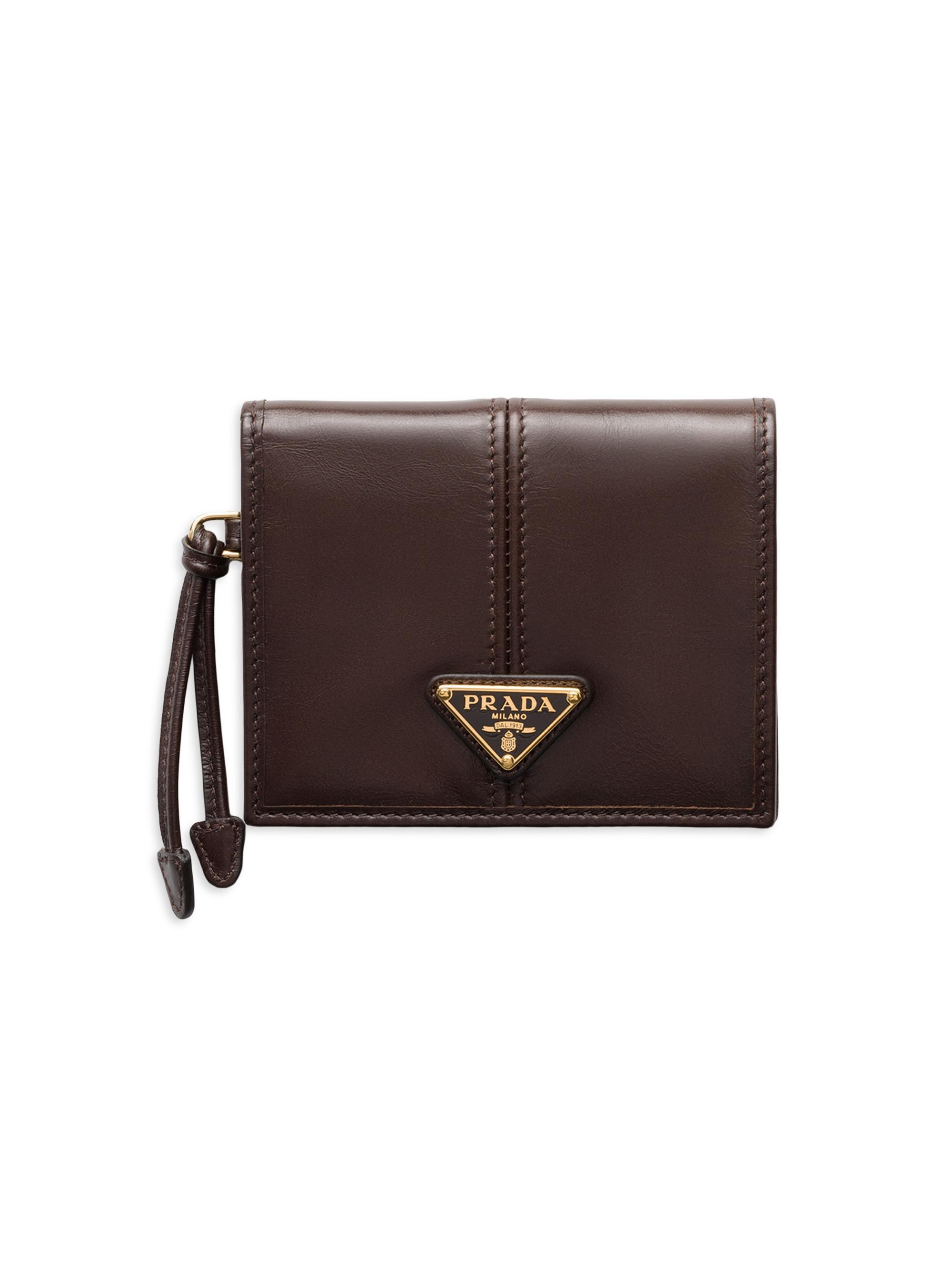 Prada Women's  Leather Wallet - Dark Brown | Thumbnail 5