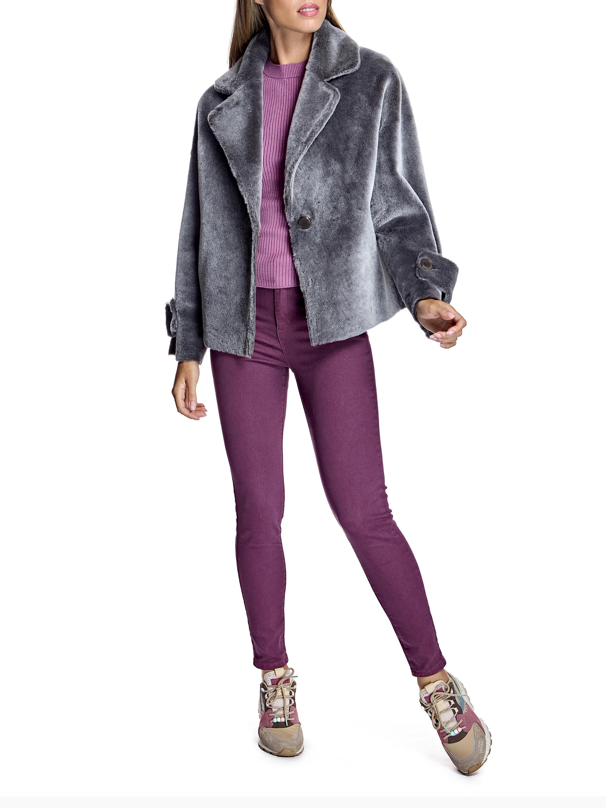Maximilian Dyed Shearling Lamb Reversible Jacket | Saks Fifth Avenue