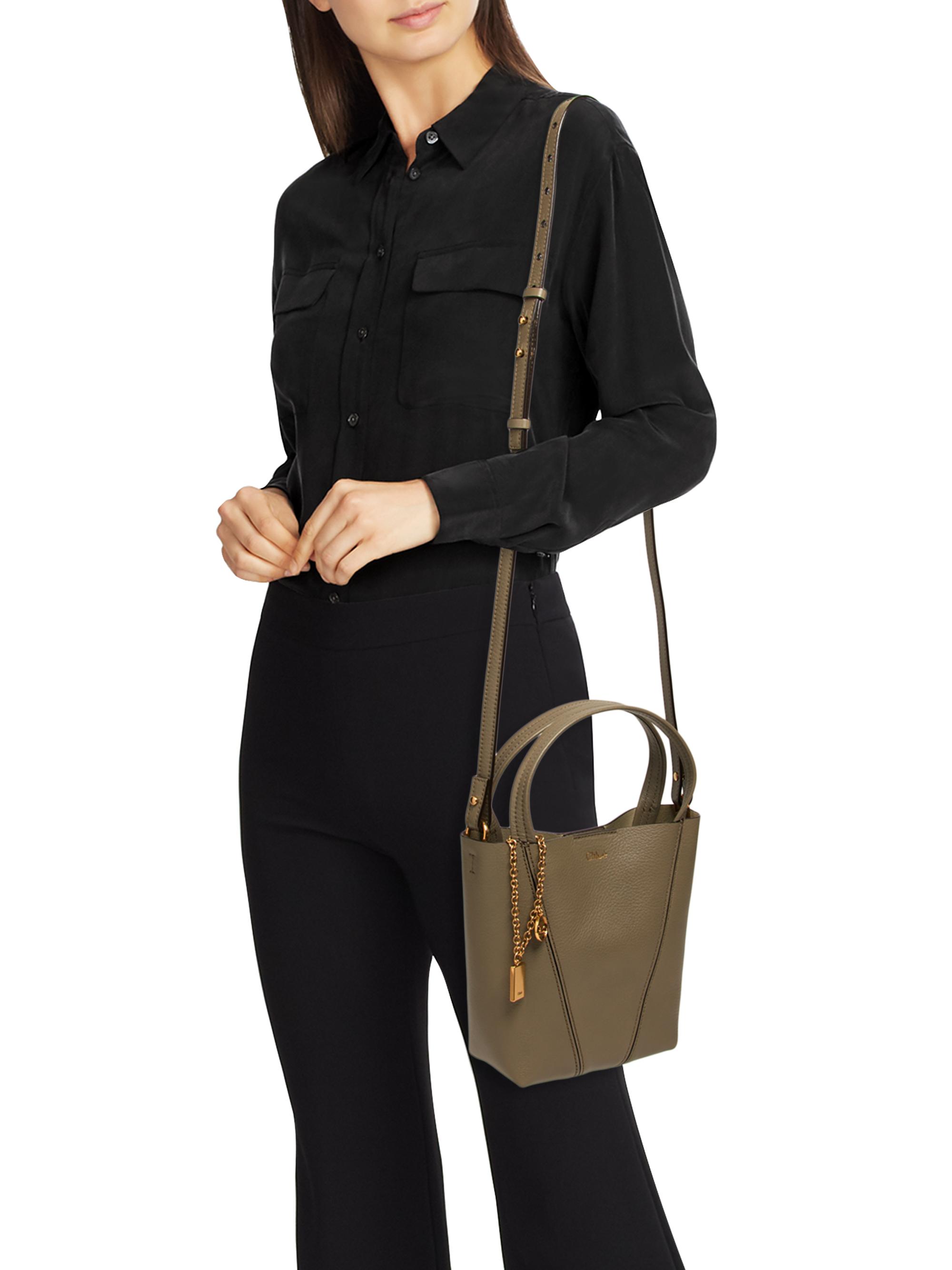 Chloé Small Spin Leather Tote Bag | Saks Fifth Avenue