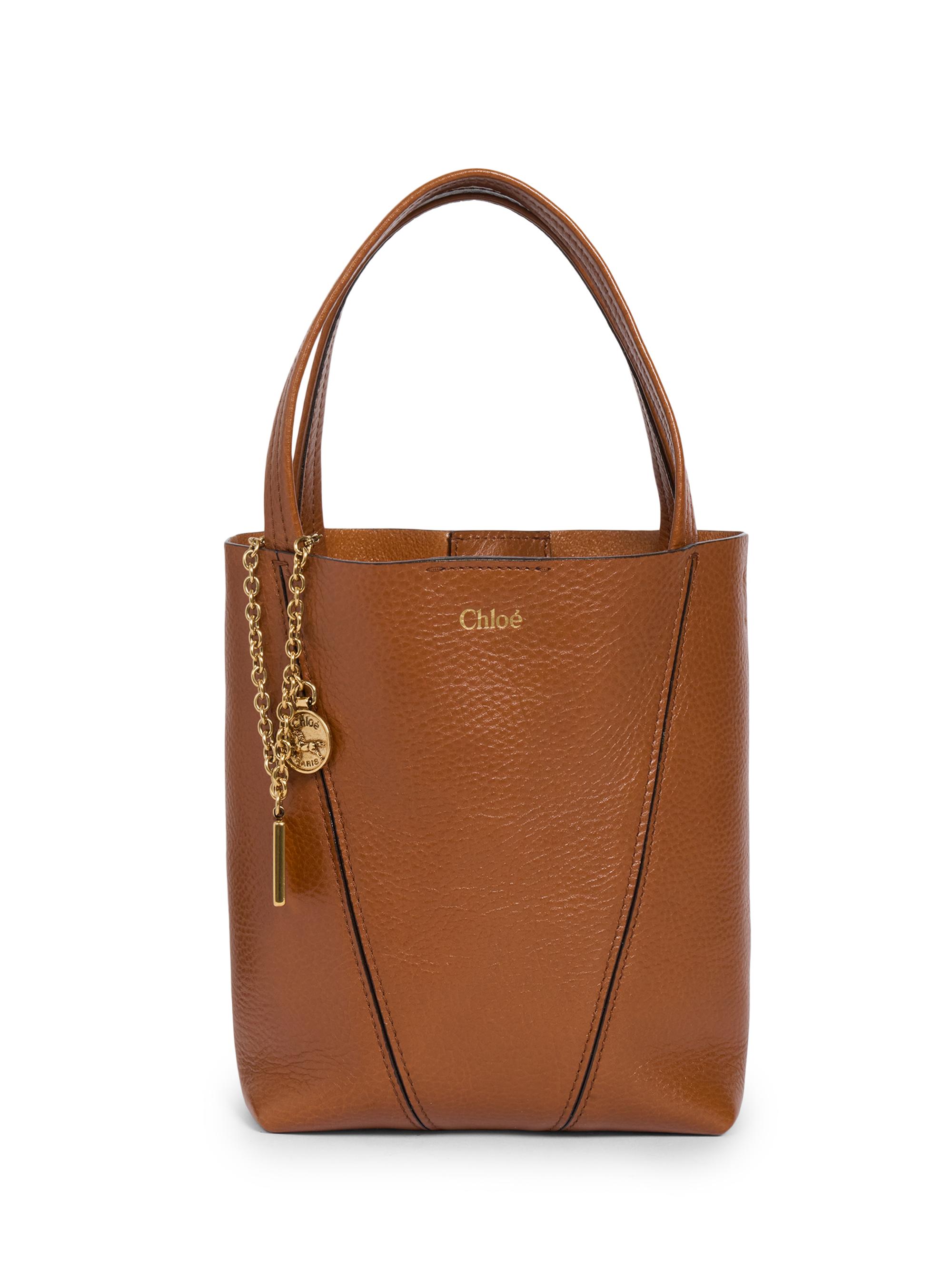 Chloé Women's  Spin Leather Tote Bag - Clay Brown | Thumbnail 7