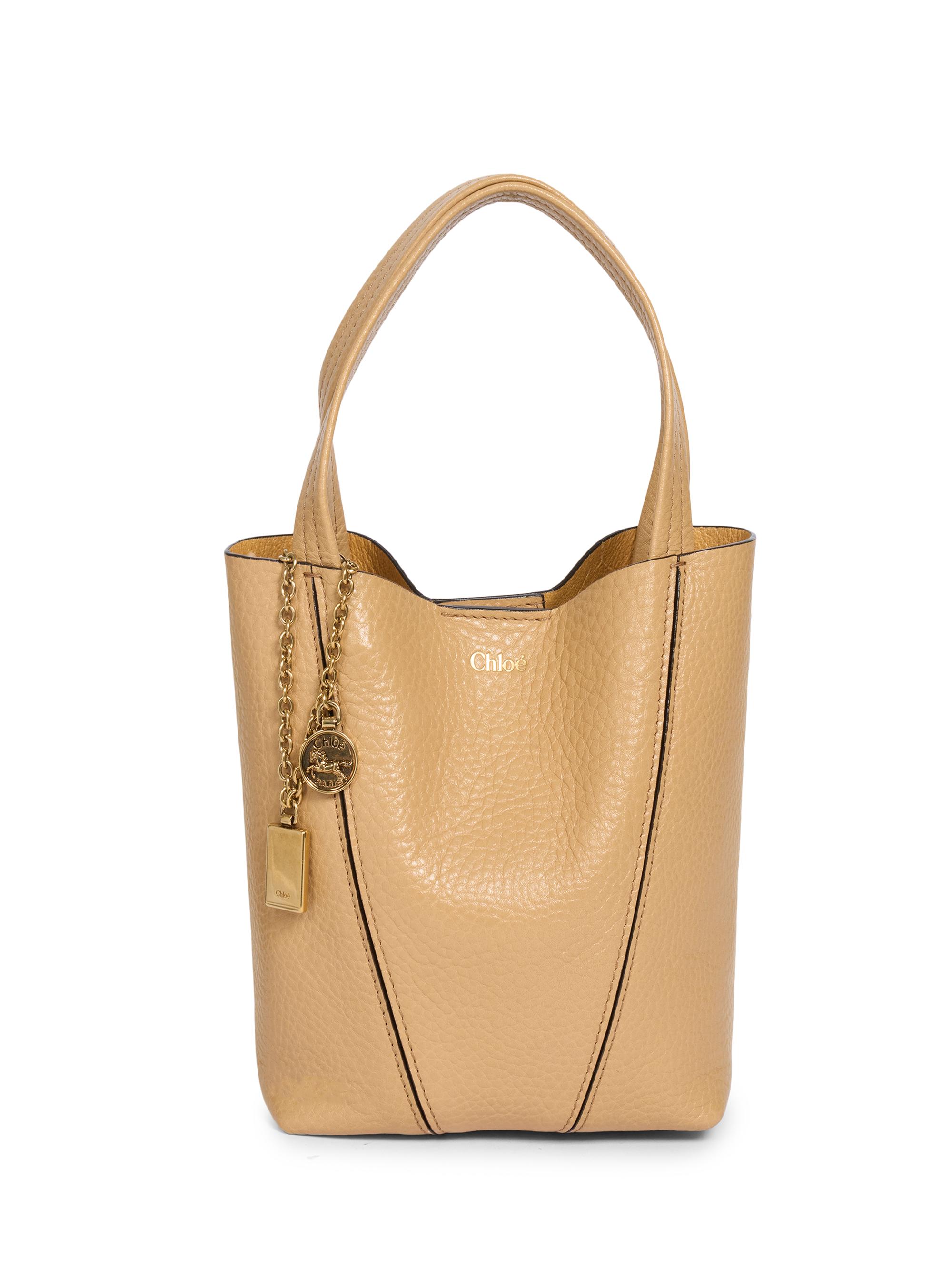 Chloé Women's  Spin Leather Tote Bag - Sweet Beige | Thumbnail 7