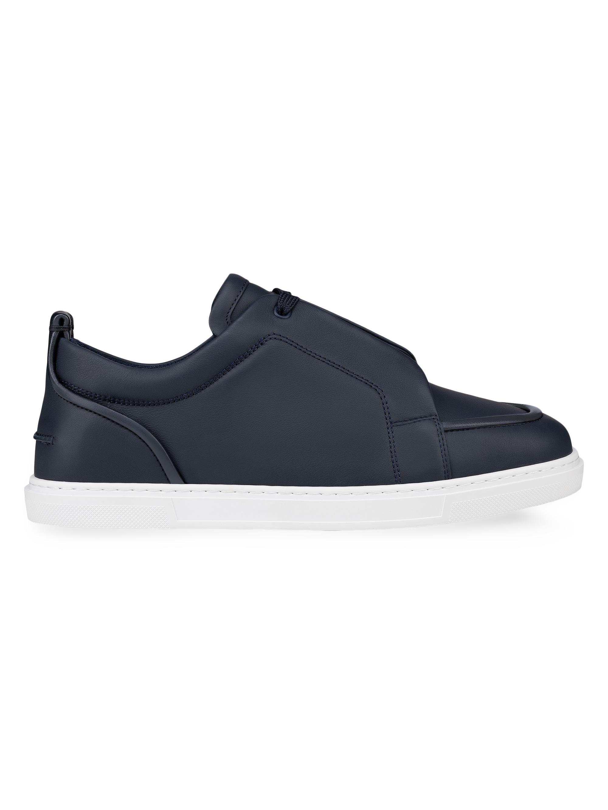 Christian Louboutin Men's Jimmy Leather Sneakers - Marine