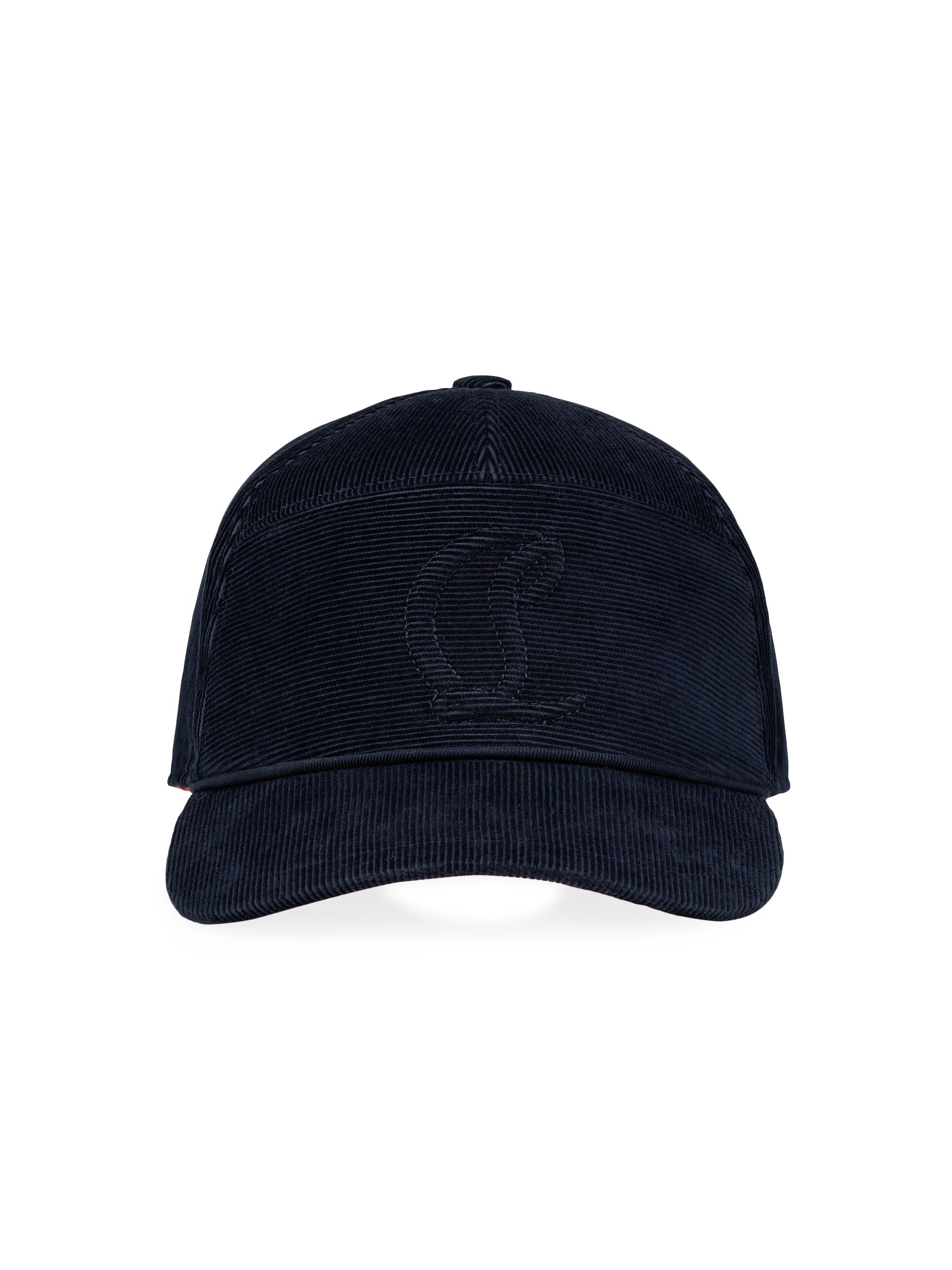Christian Louboutin Men's Enky Mooncrest Cotton Baseball Cap - Marine