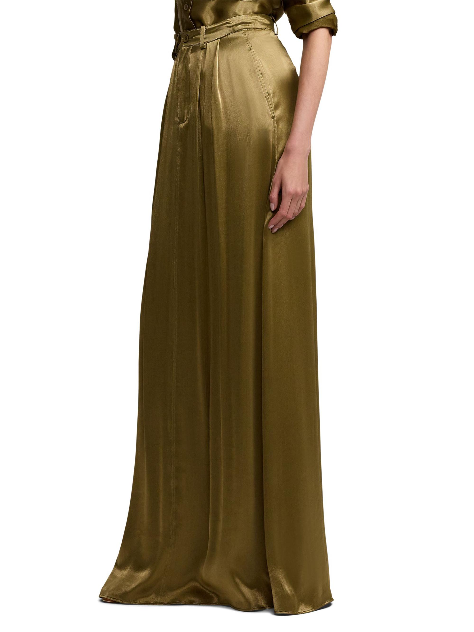 Ralph Lauren Collection Demetrius Satin Maxi Skirt | Saks Fifth Avenue