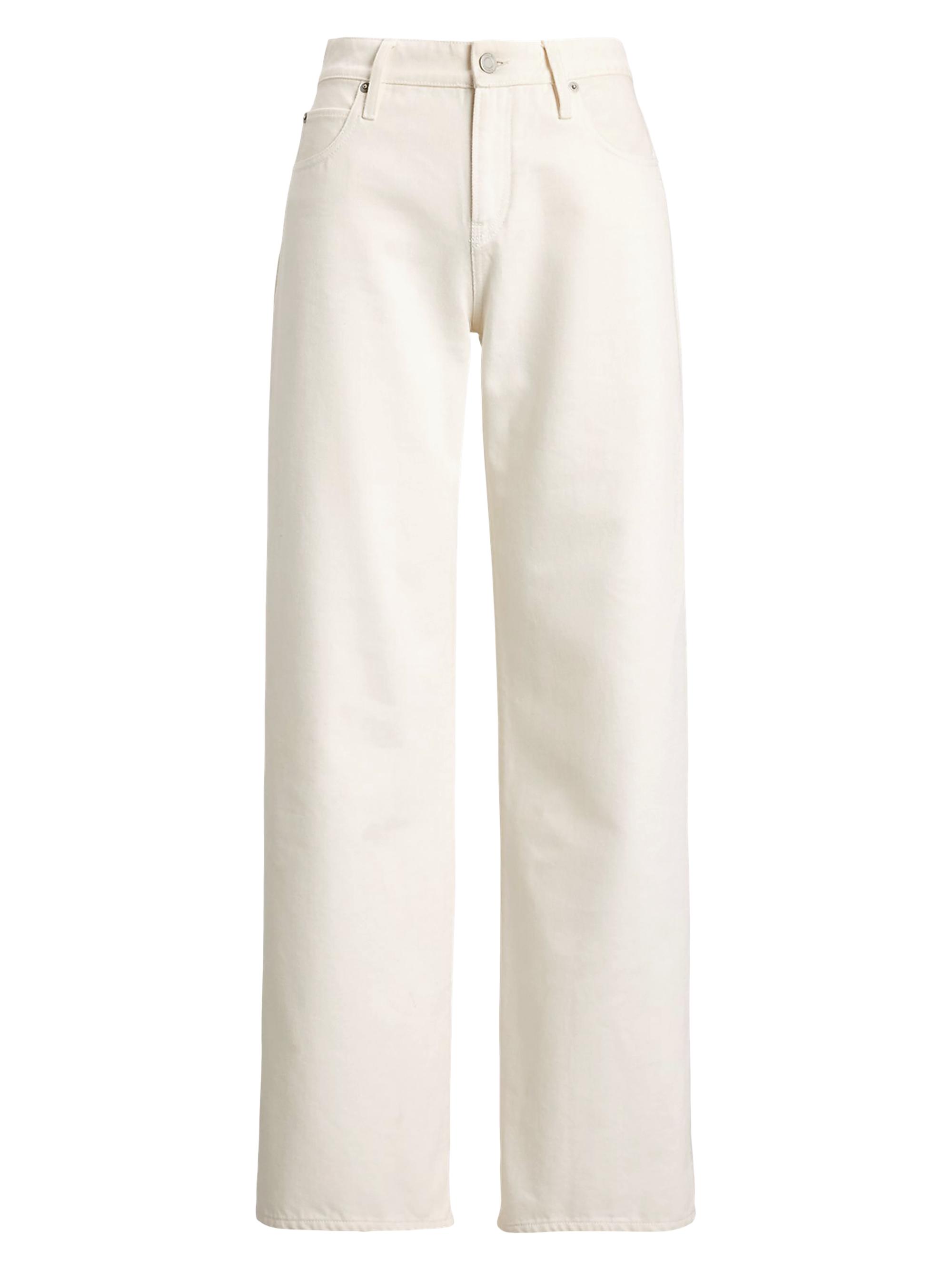 Ralph Lauren Collection Women's Mercer Wide-Leg Jeans - Glacial White