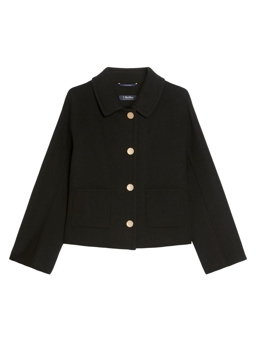 関税込【S Max Mara】SOGNO JACKET Sogno virgin wool jacket in black - S Max Mara | Mytheresa