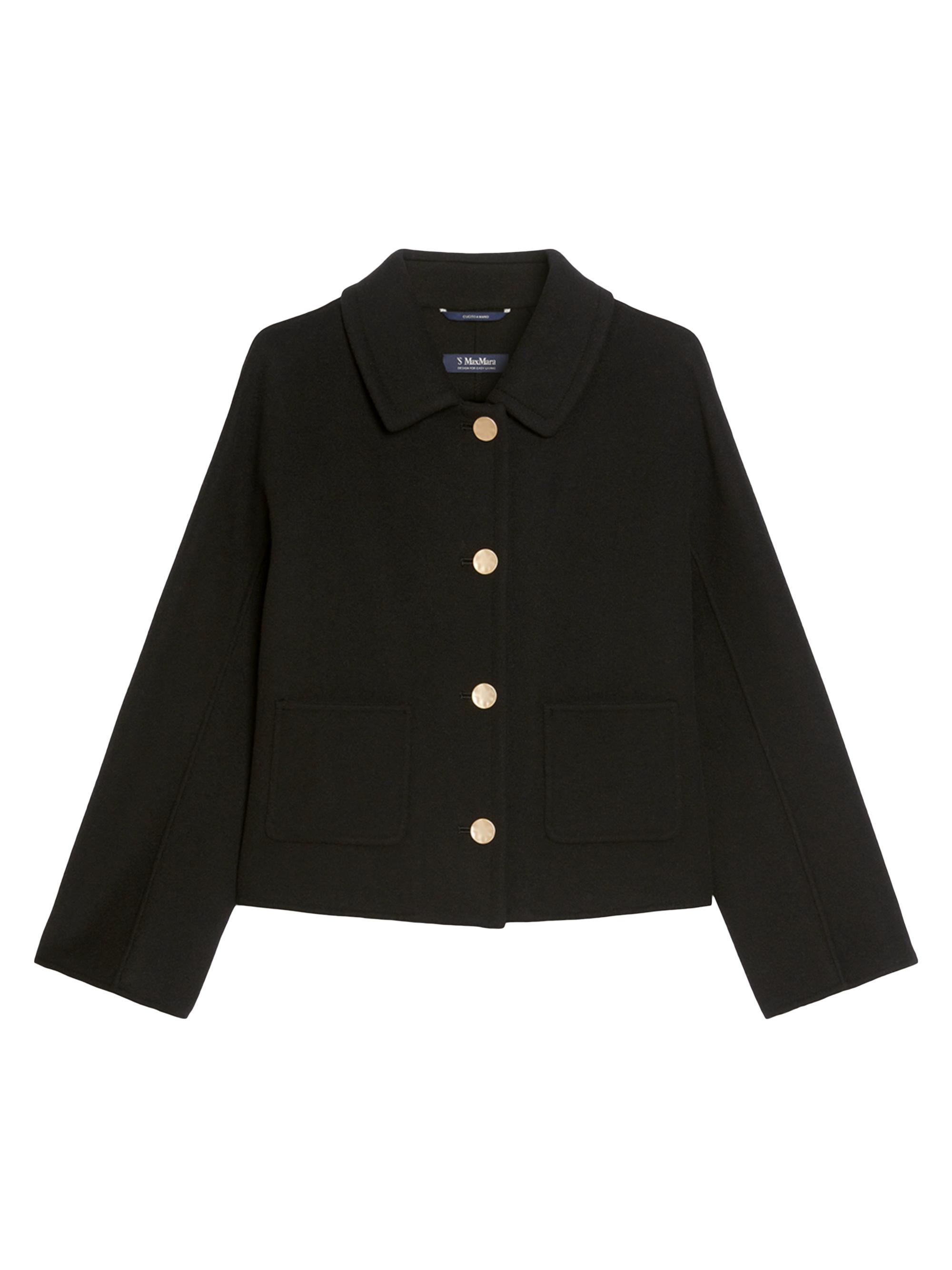 Max Mara Women's Sogno Single-Breasted Wool Coat - Black