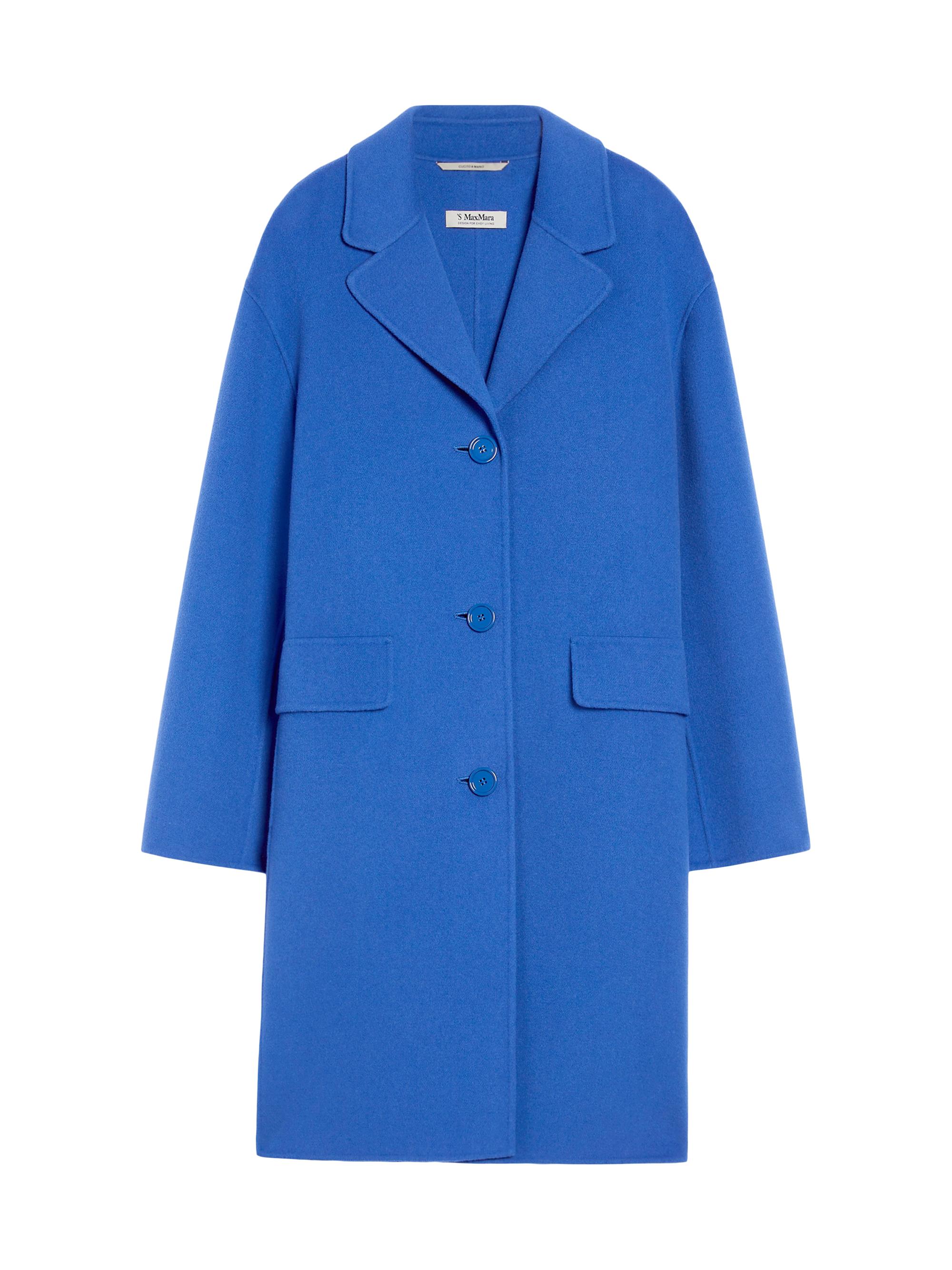 Max Mara Women's Cielo Single-Breasted Wool Coat - Cornflower Blue