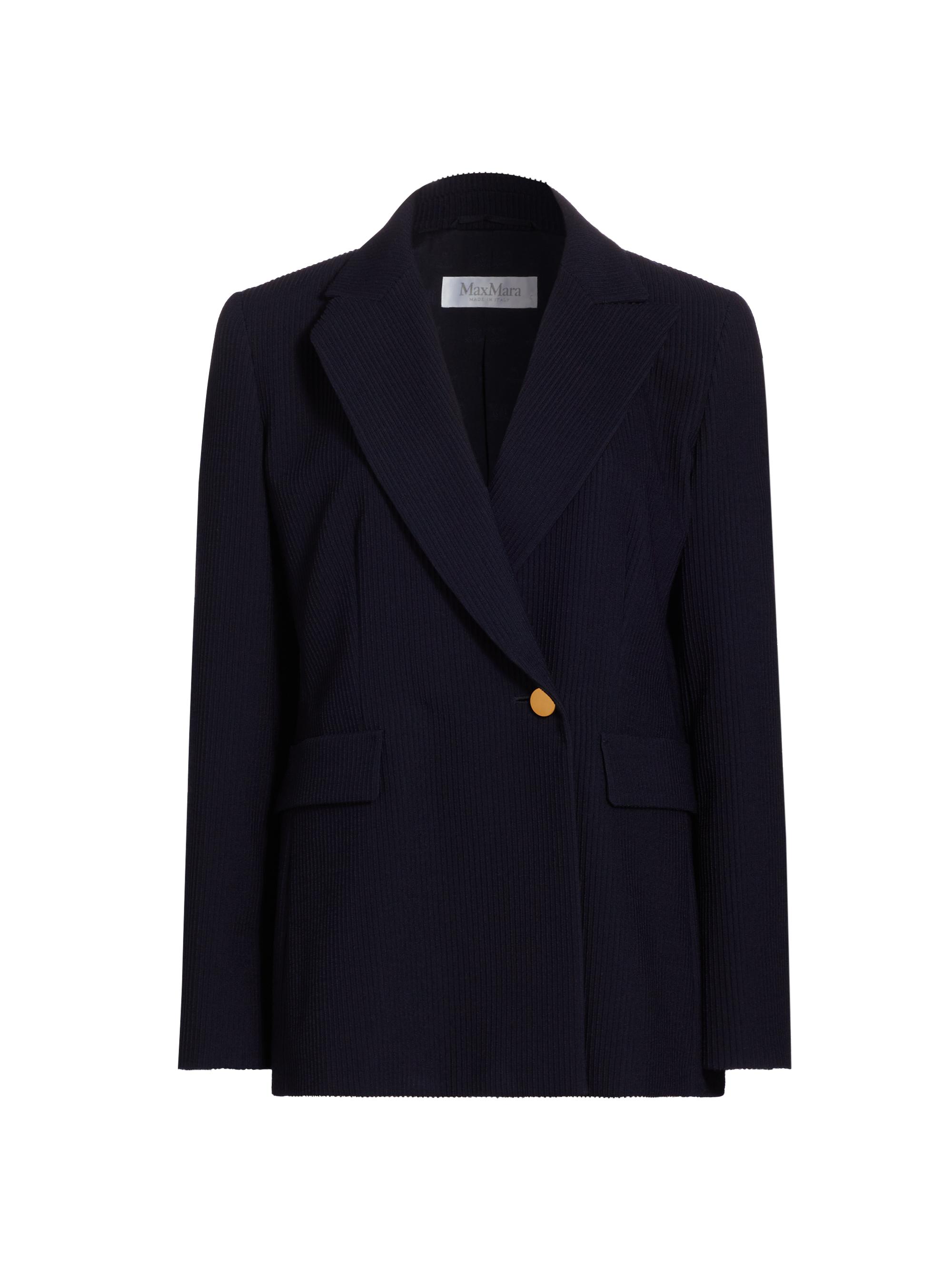 Max Mara Women's Pagano Stretch-Wool Double-Breasted Blazer - Ultramarine