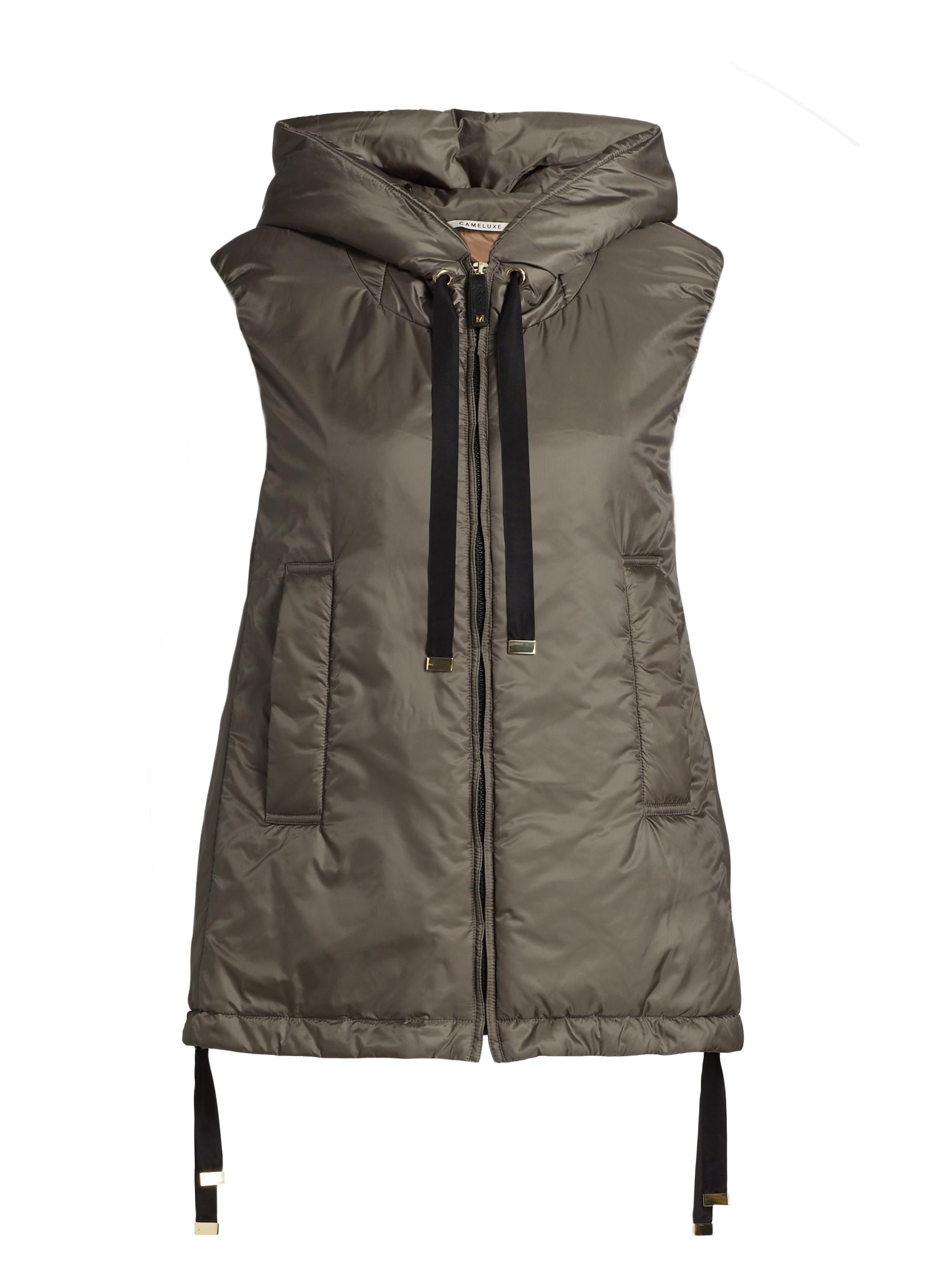 Max Mara Women's Greengo Quilted Hooded Vest - Clay