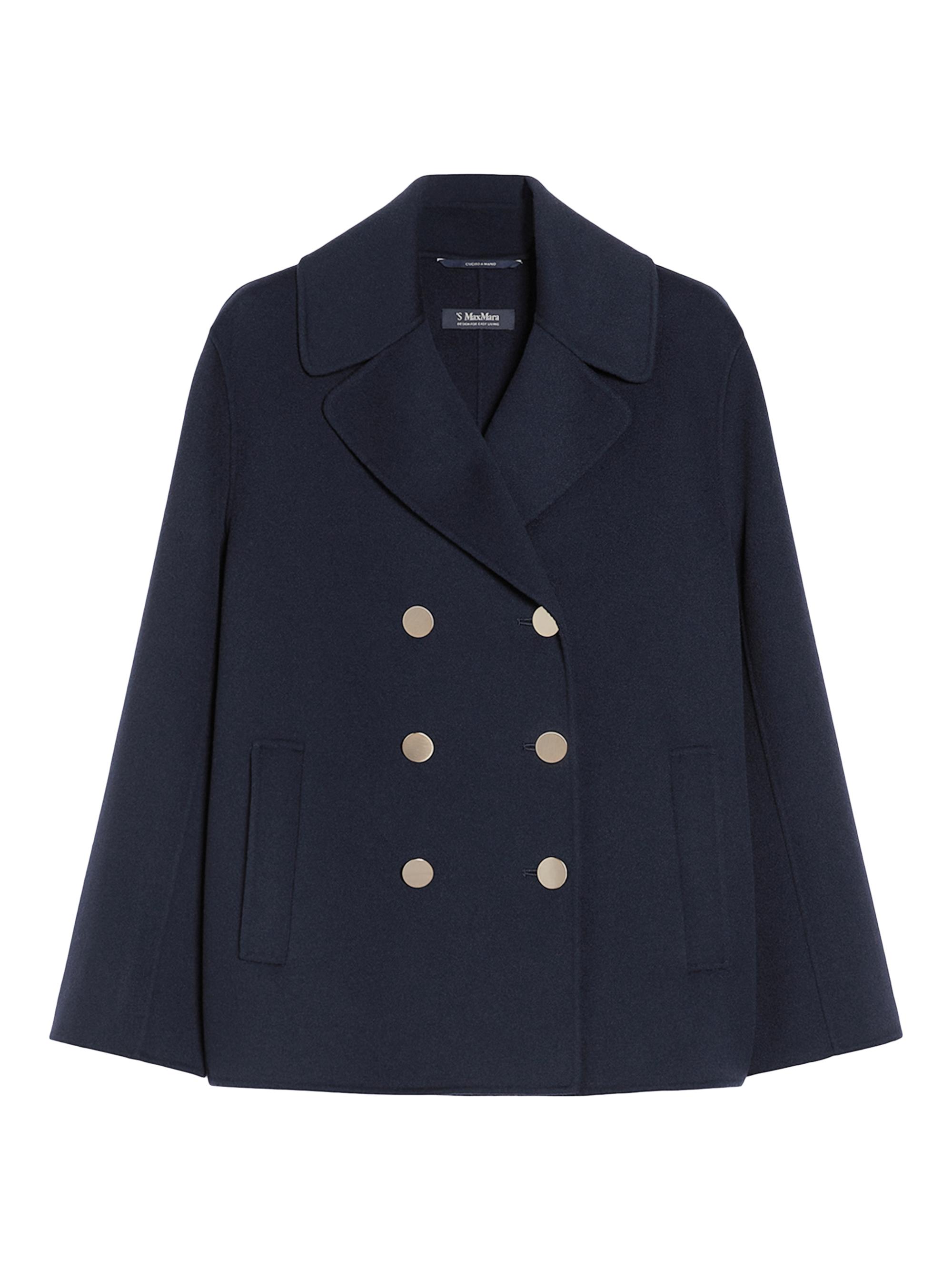 Max Mara Women's Margot Double-Breasted Wool Coat - Midnight Blue
