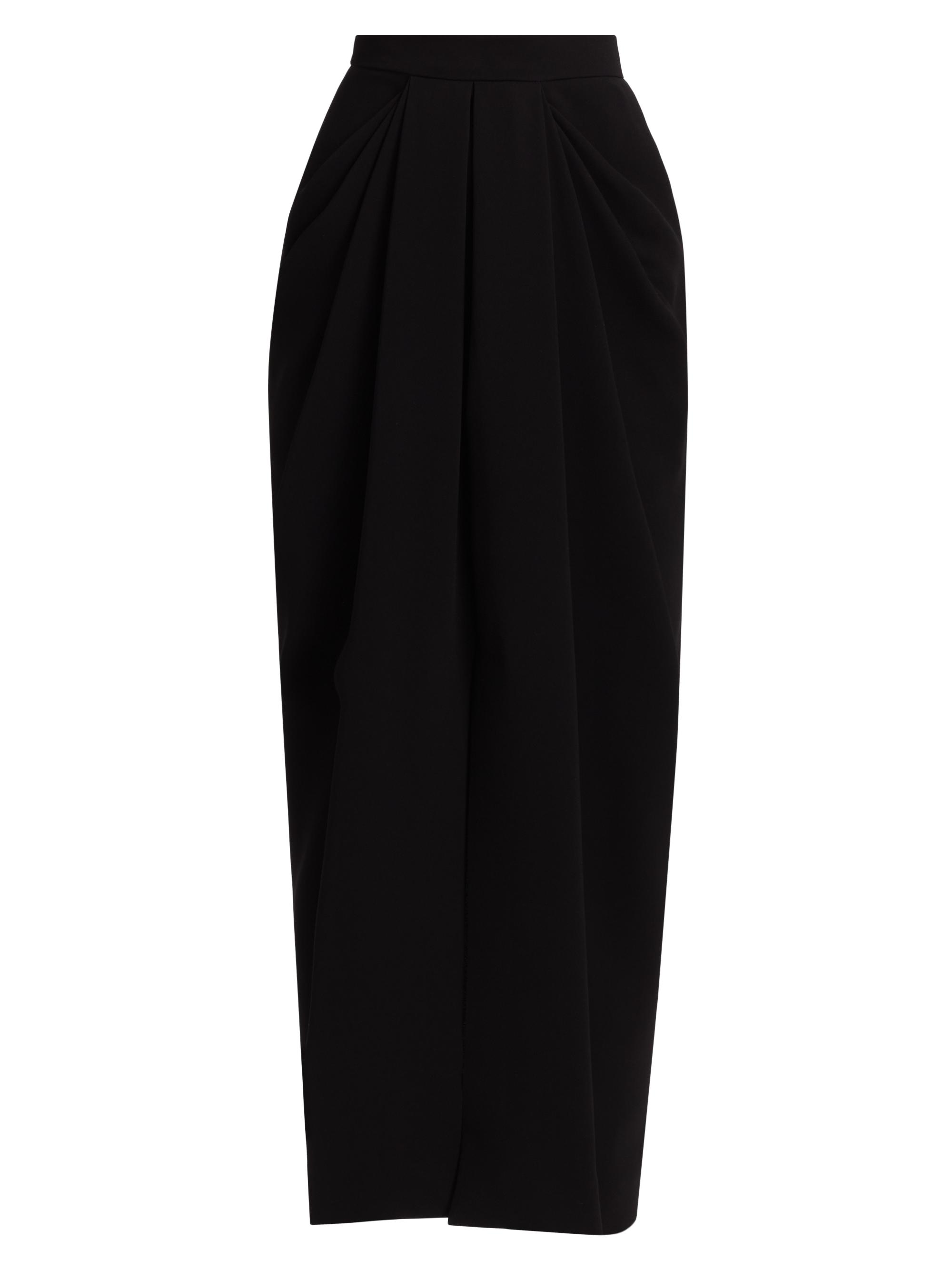 Max Mara Women's Ridente Pleated Maxi Skirt - Black