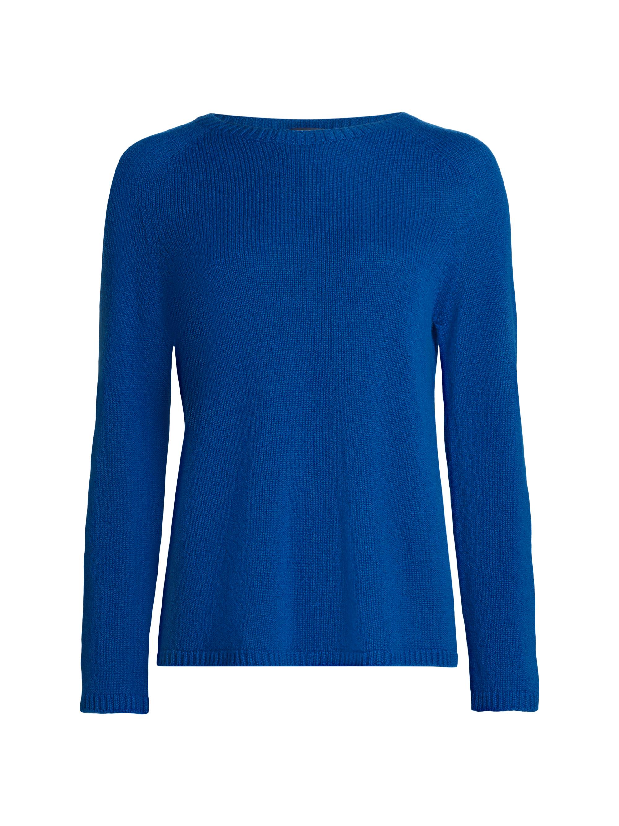 Max Mara Women's Georg Wool-Blend Crewneck Sweater - Cornflower Blue