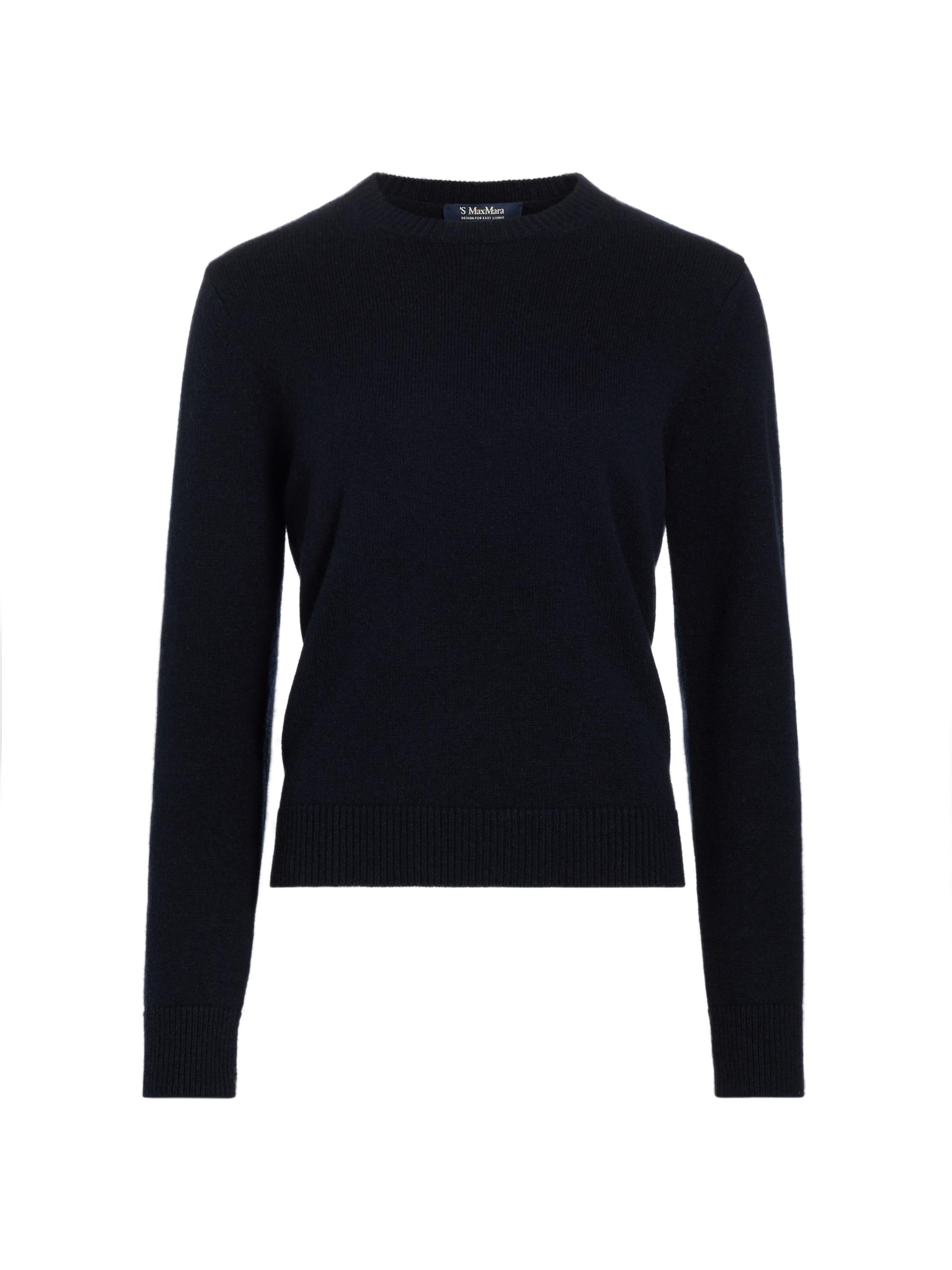 Max Mara Women's Fedora Wool-Cashmere Crewneck Sweater - Midnight Blue