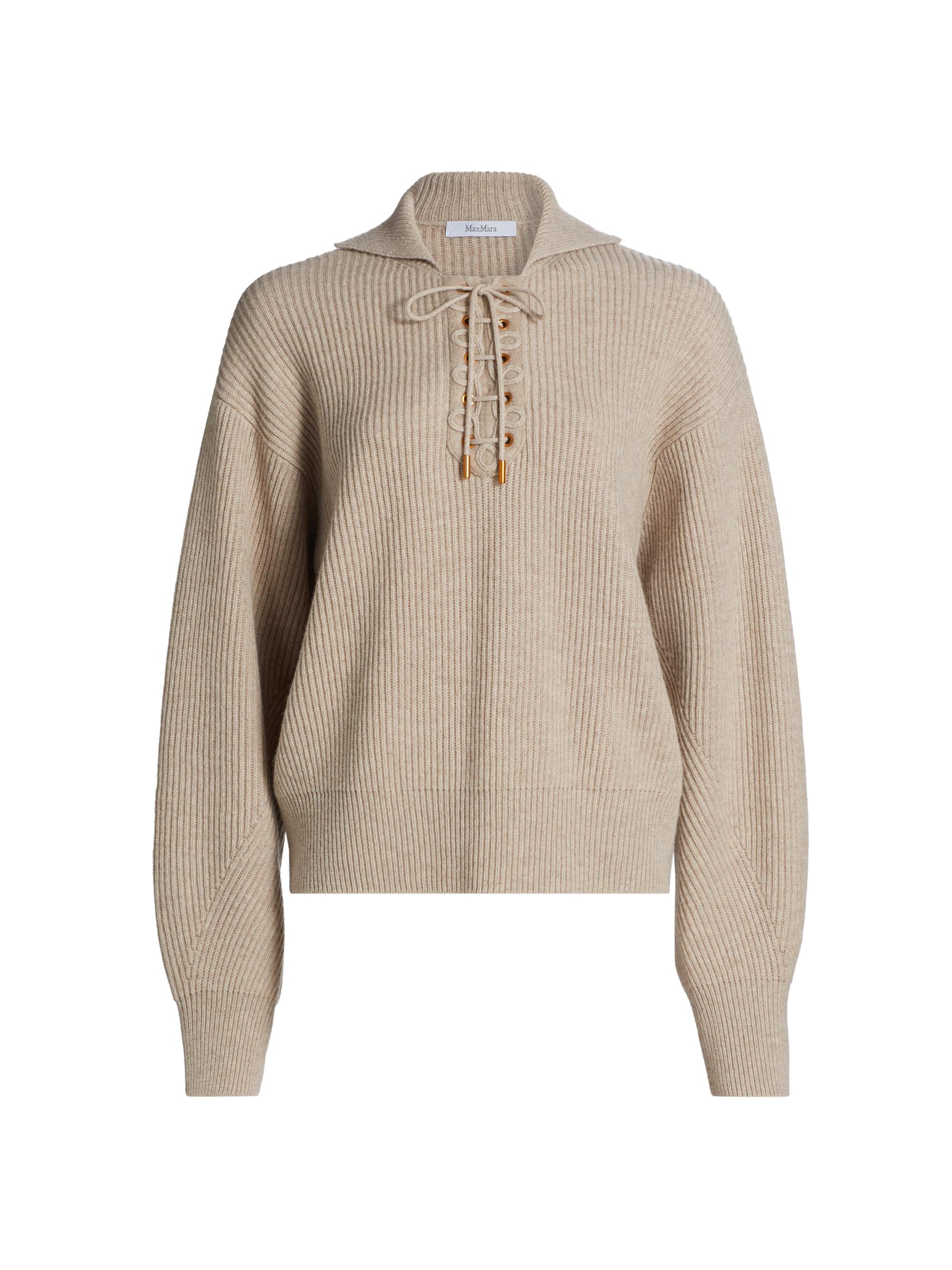 Max Mara Women's Eccelso Wool-Cashmere Sweater - Sand
