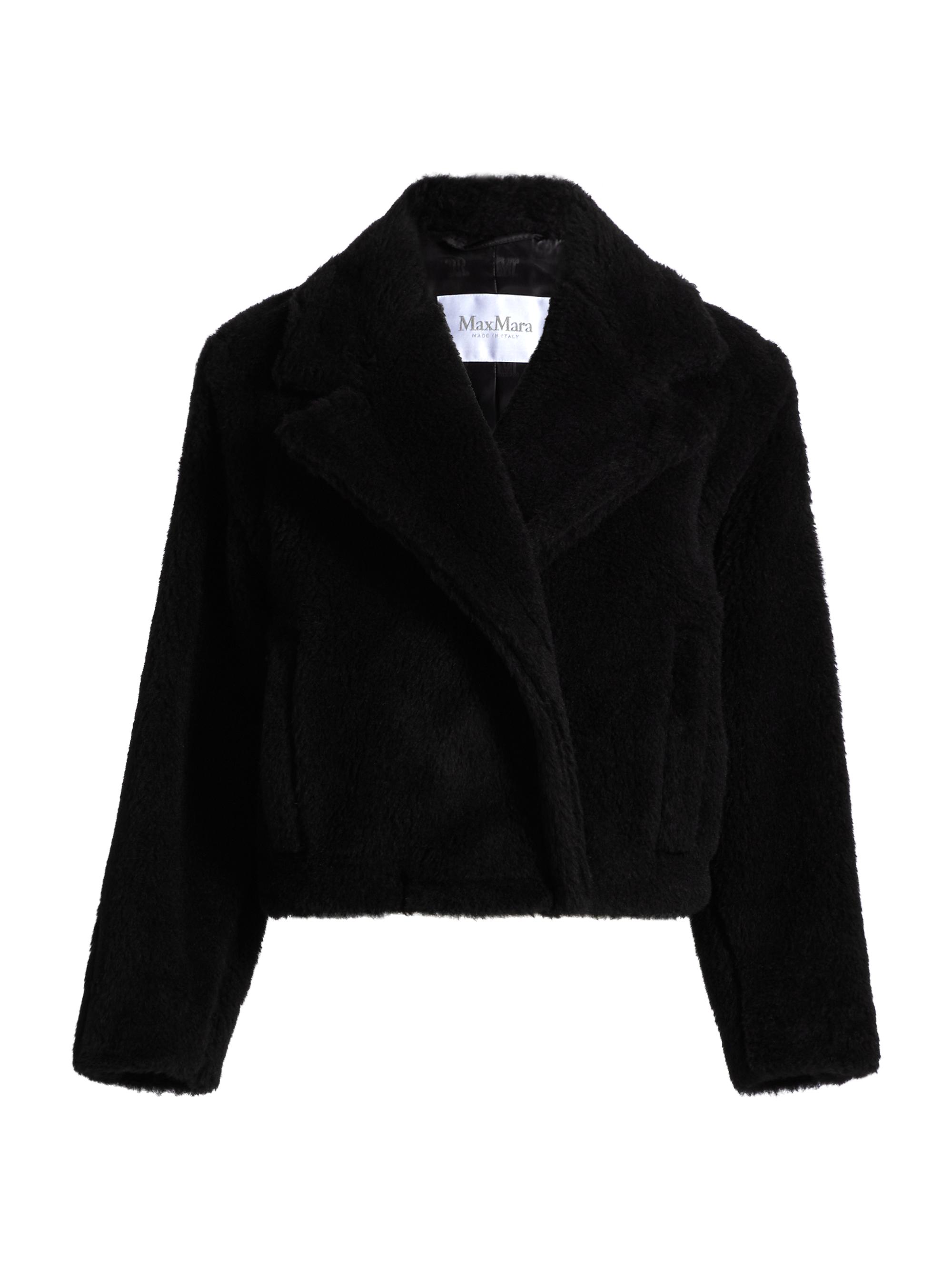 Max Mara Women's Alpaca & Wool Short Coat - Black