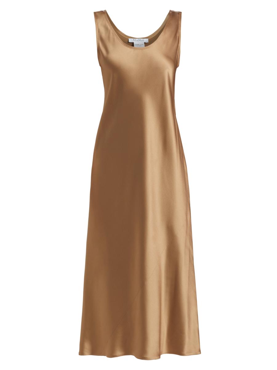 Max Mara Banjo Silk Slip Midi-Dress | Saks Fifth Avenue