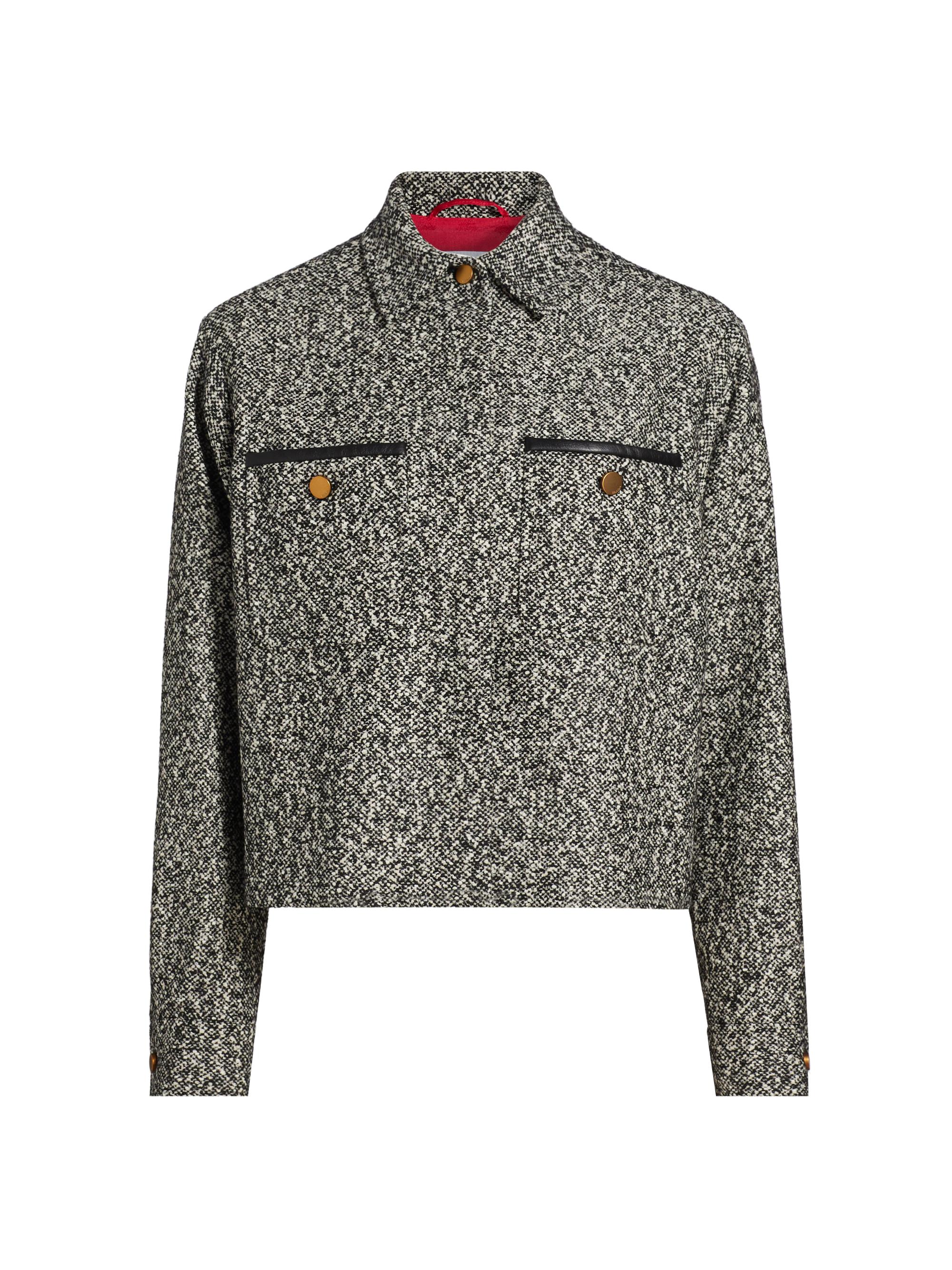 Max Mara Women's Demien Wool Jacket - Black White