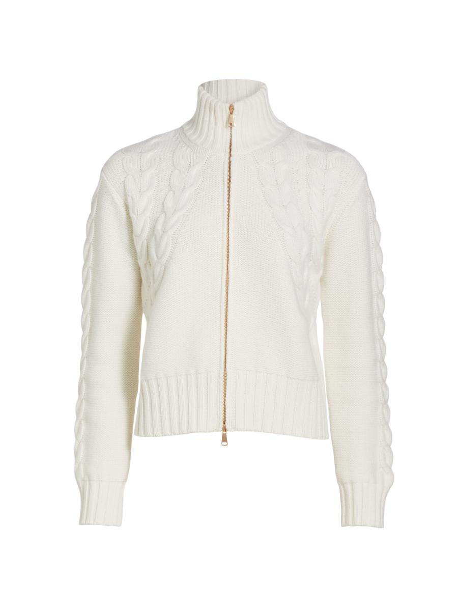Max Mara Mabel Zip-Up Knit Cardigan | Saks Fifth Avenue