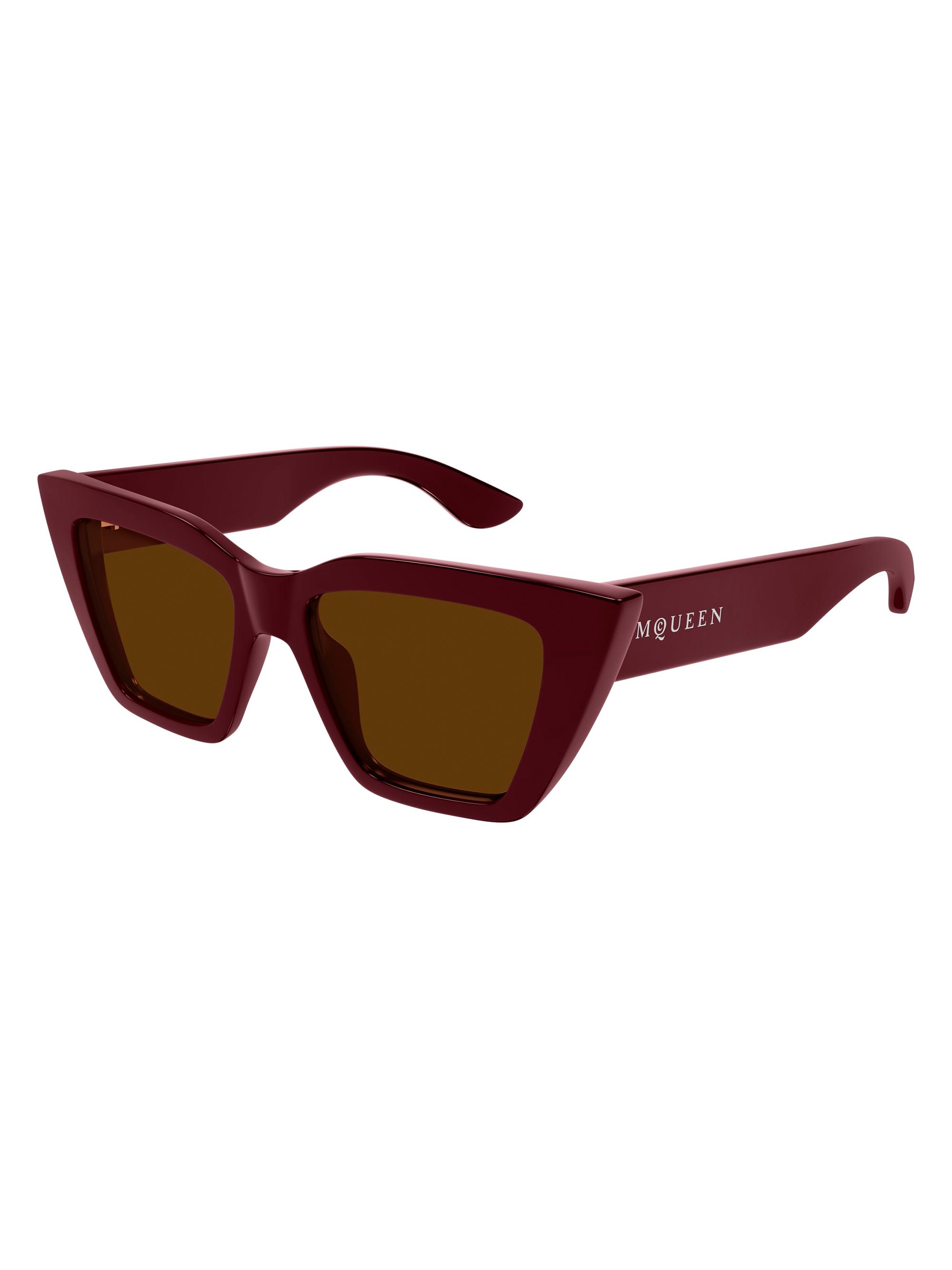 McQueen Women's 52MM Cat-Eye Sunglasses - Burgundy Brown