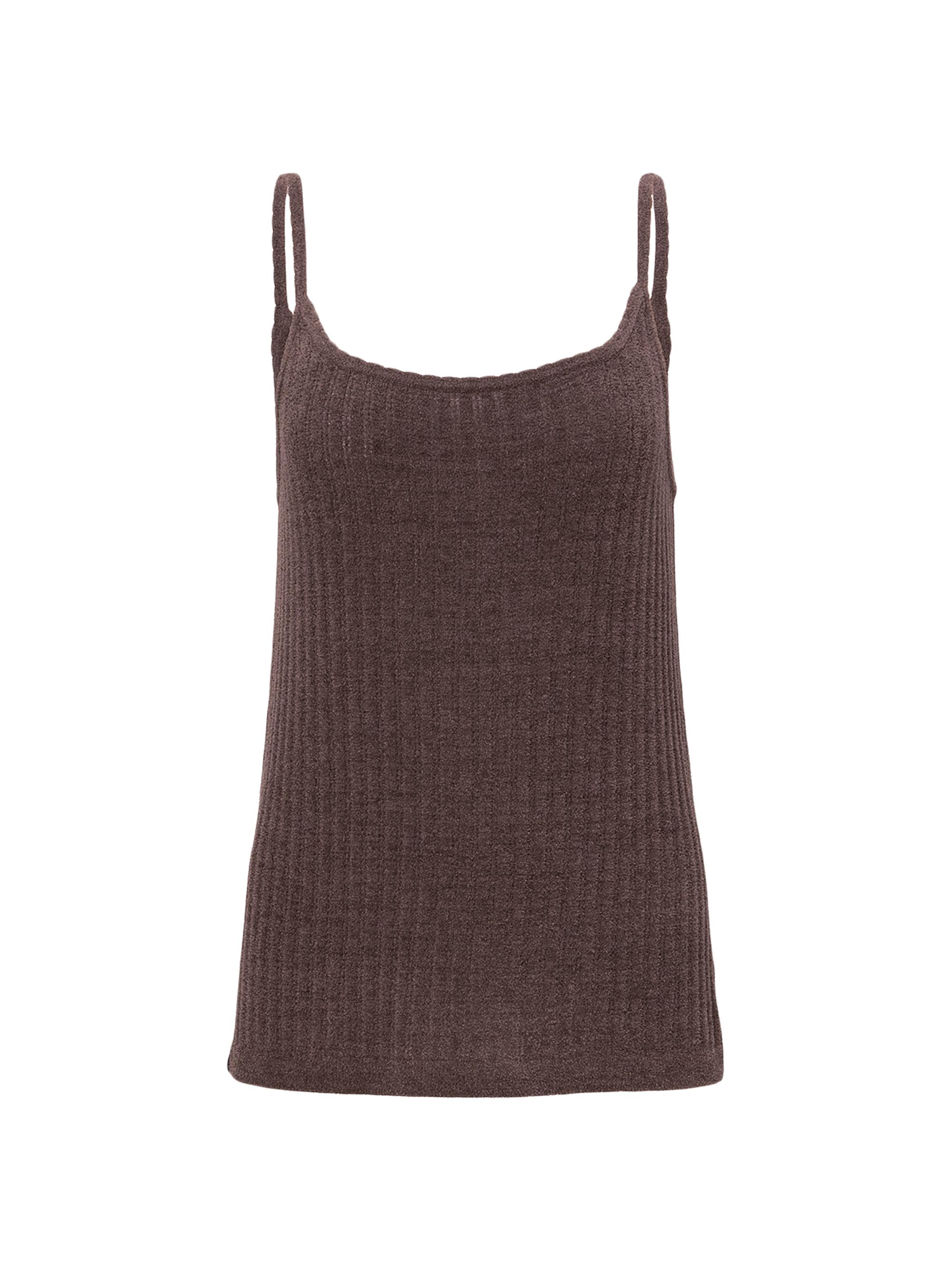 Barefoot Dreams Women's Cozychic Ultra Lite Ribbed Tank Top - Java