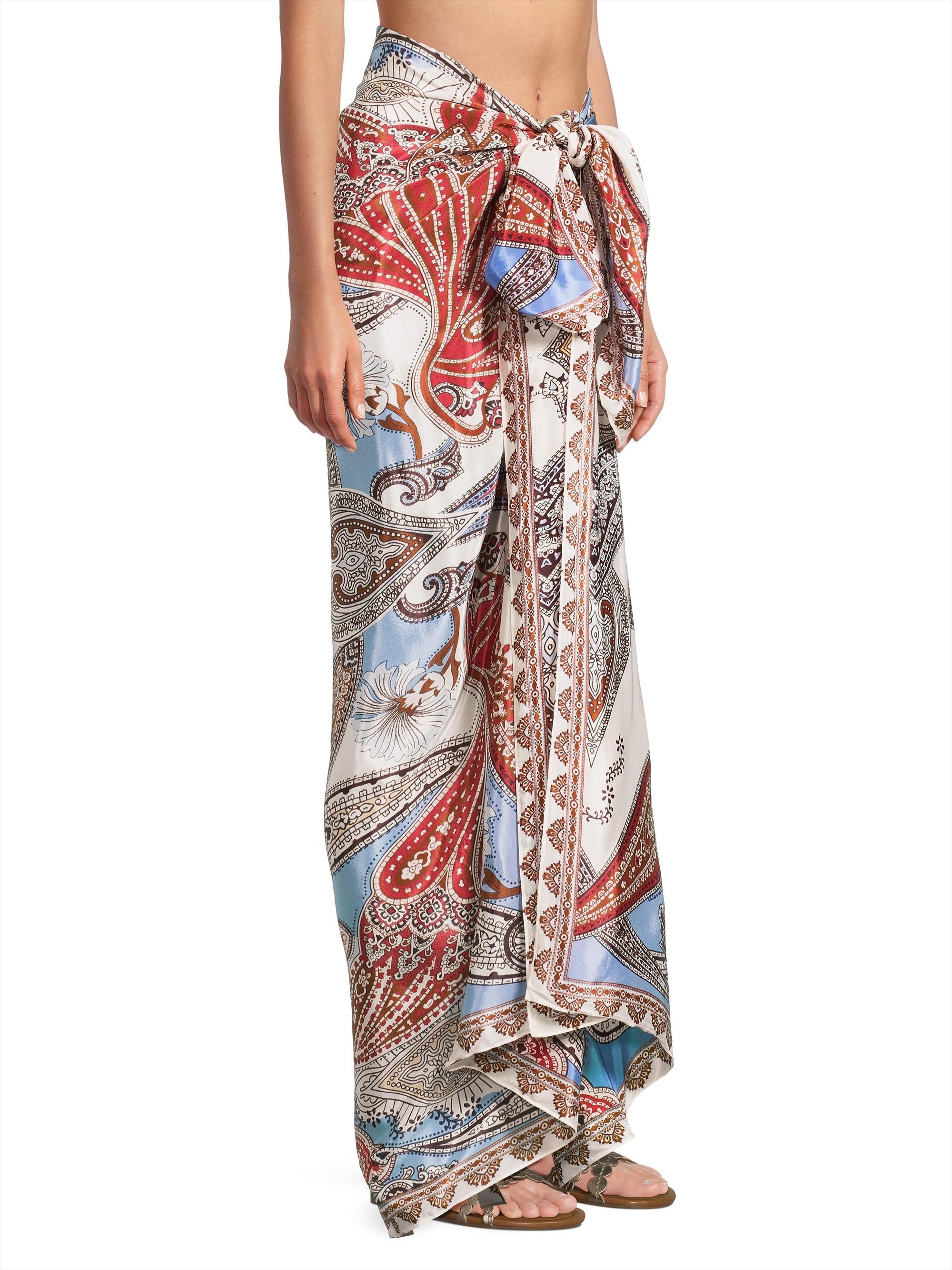 Farm Rio Jandaya Dance Panneaux Sarong Saks Fifth Avenue