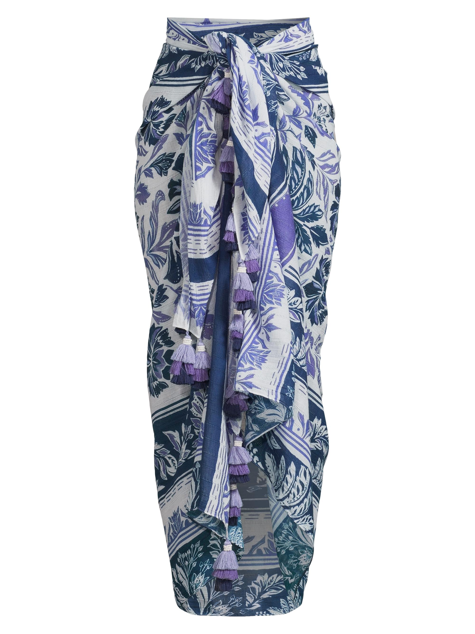 Farm Rio Women's Tapestry Printed Sarong - Off White