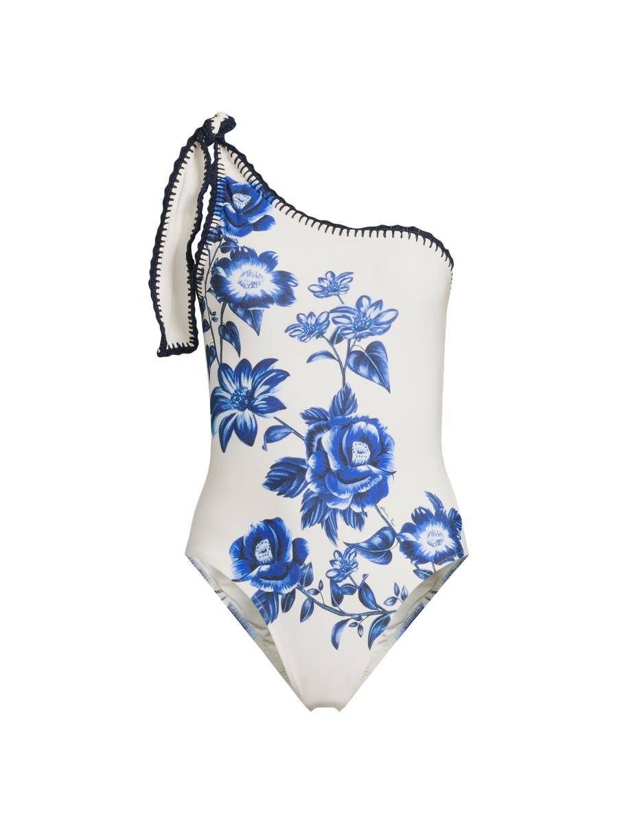 FARM Rio 水着 Floral Cascade One Piece Farm Rio Floral Cascade One-Piece Swimsuit | Saks Fifth Avenue