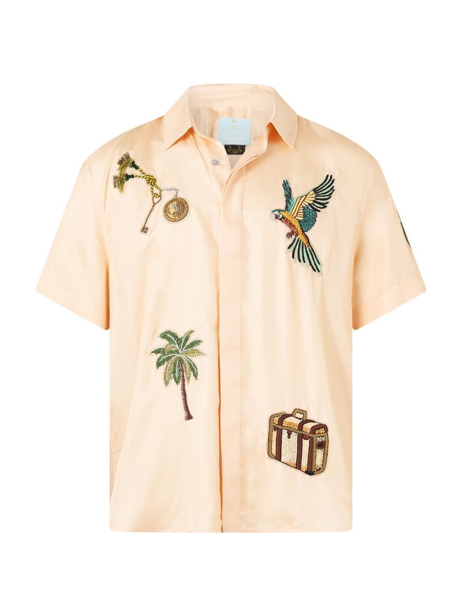 Camilla Camilla x White Lotus Oversized Silk Shirt | Saks Fifth Avenue