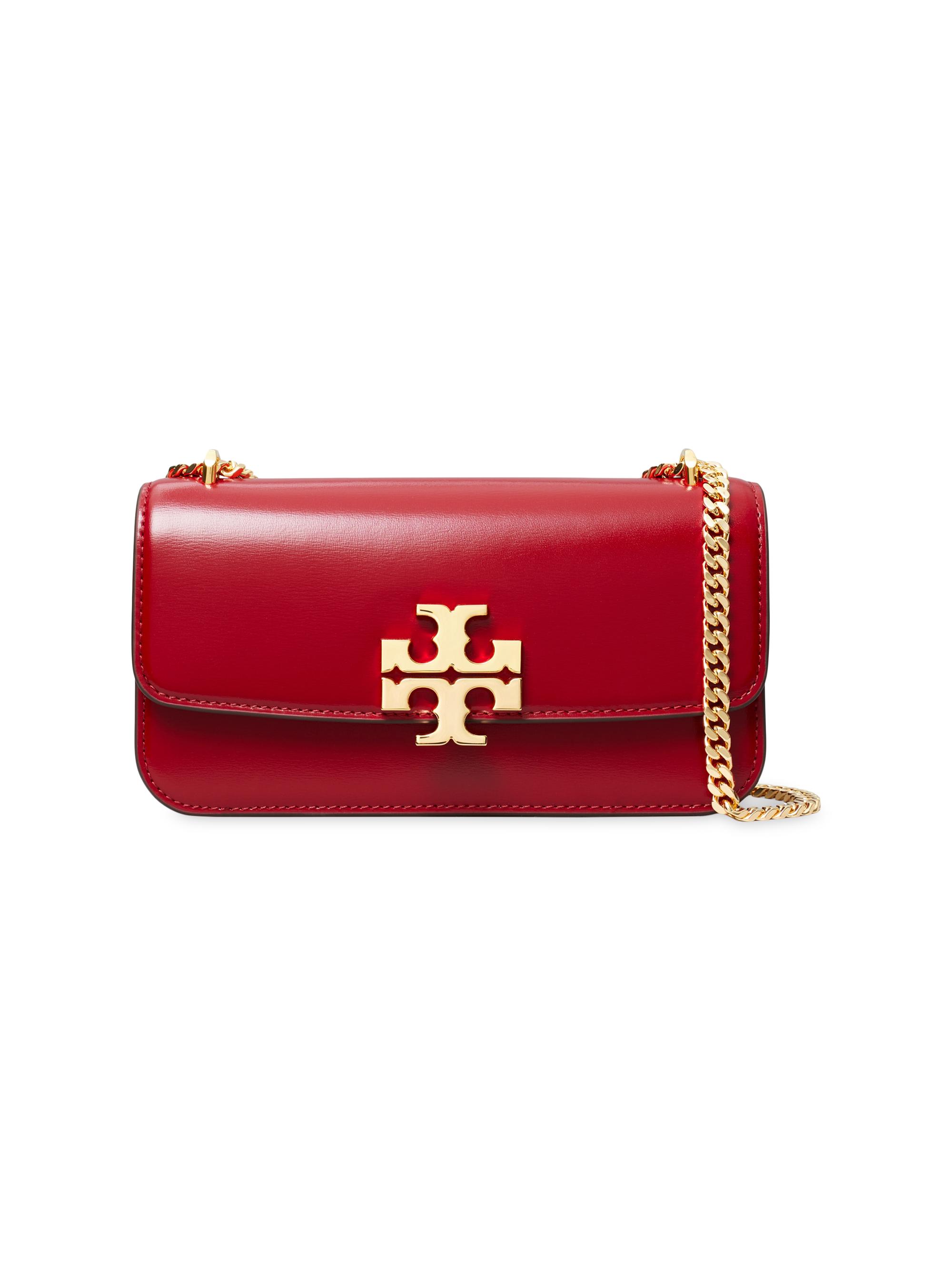 Tory Burch Women's Eleanor Convertible Leather Shoulder Bag - Ruby