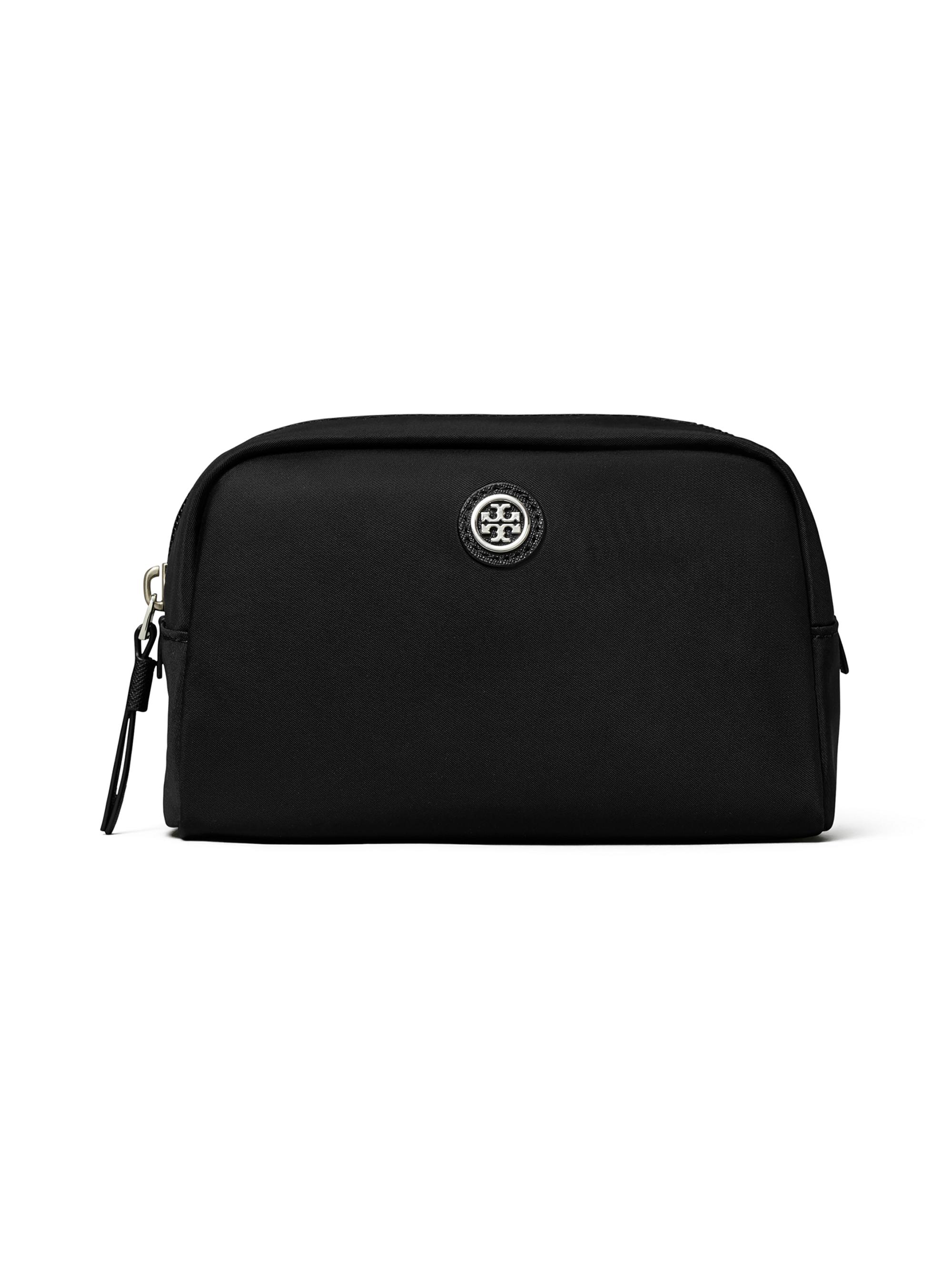 Tory Burch Women's Virginia Nylon Cosmetic Case - Black