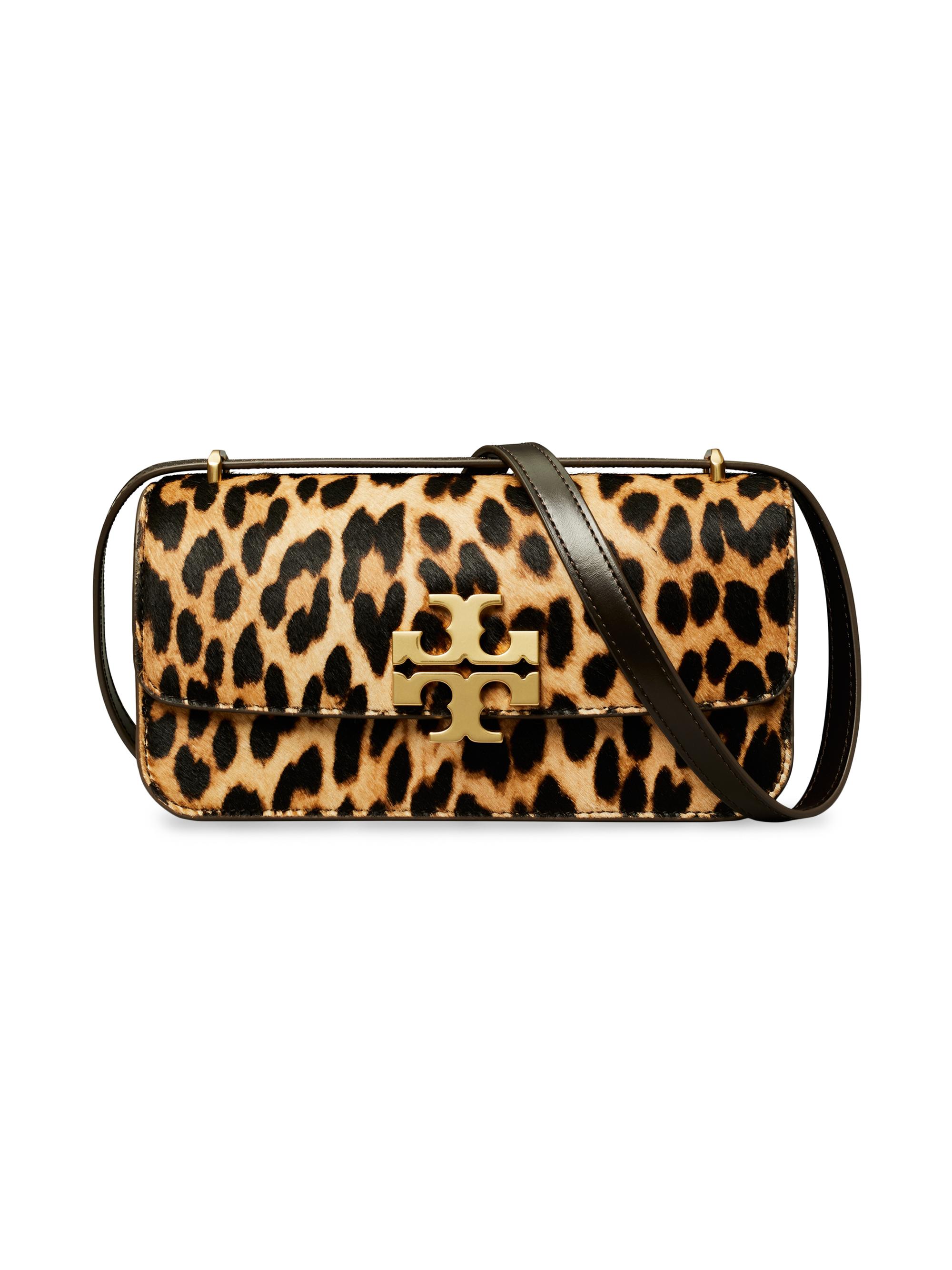 Tory Burch Women's  Eleanor Rectangular Leopard-Print Shoulder Bag - Leopard