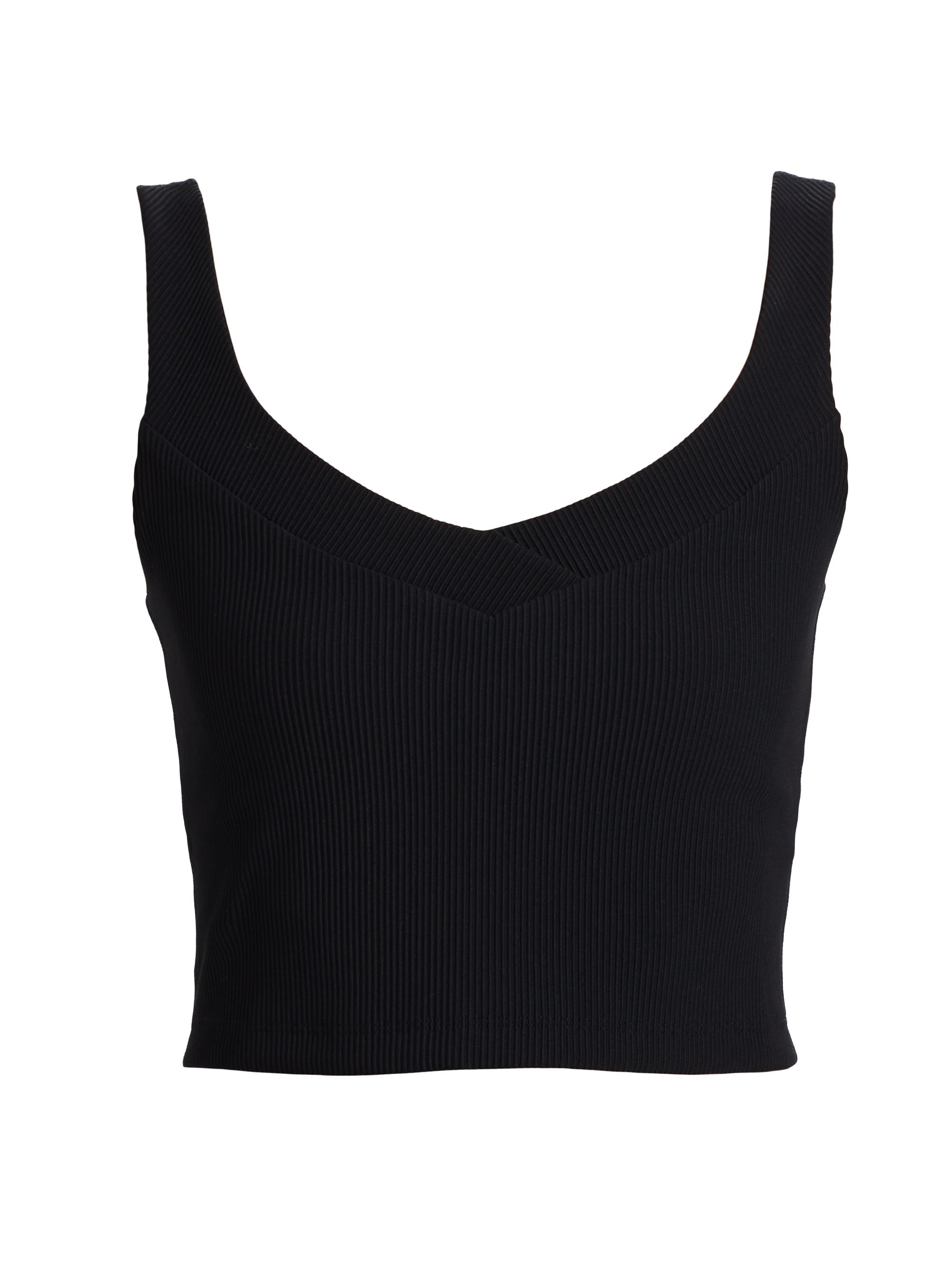 Beyond Yoga Women's Impulse Ribbed Crop Tank - Black Onyx