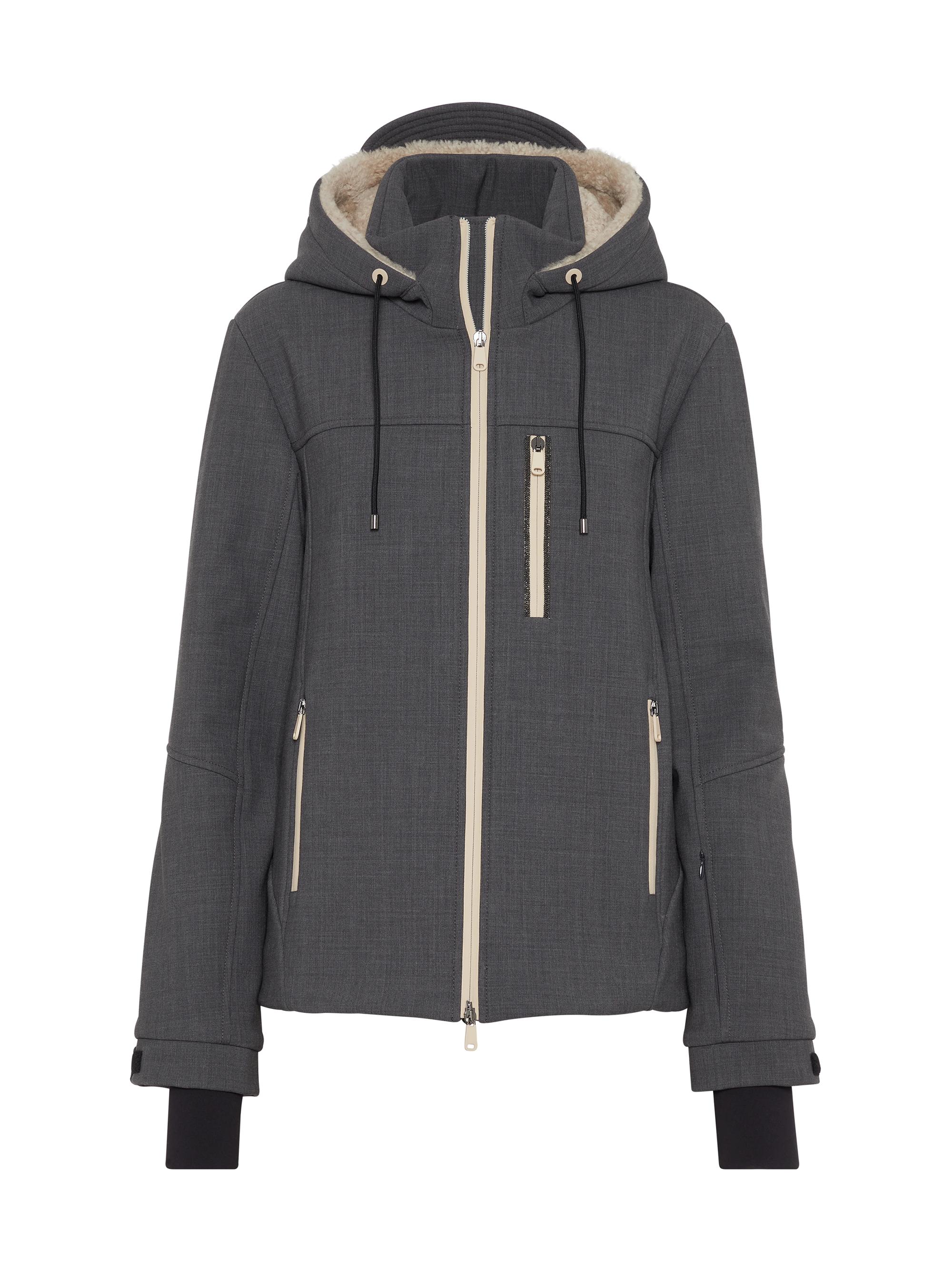 Brunello Cucinelli Women's Tropical Luxury Wool Mountain Jacket - Grey