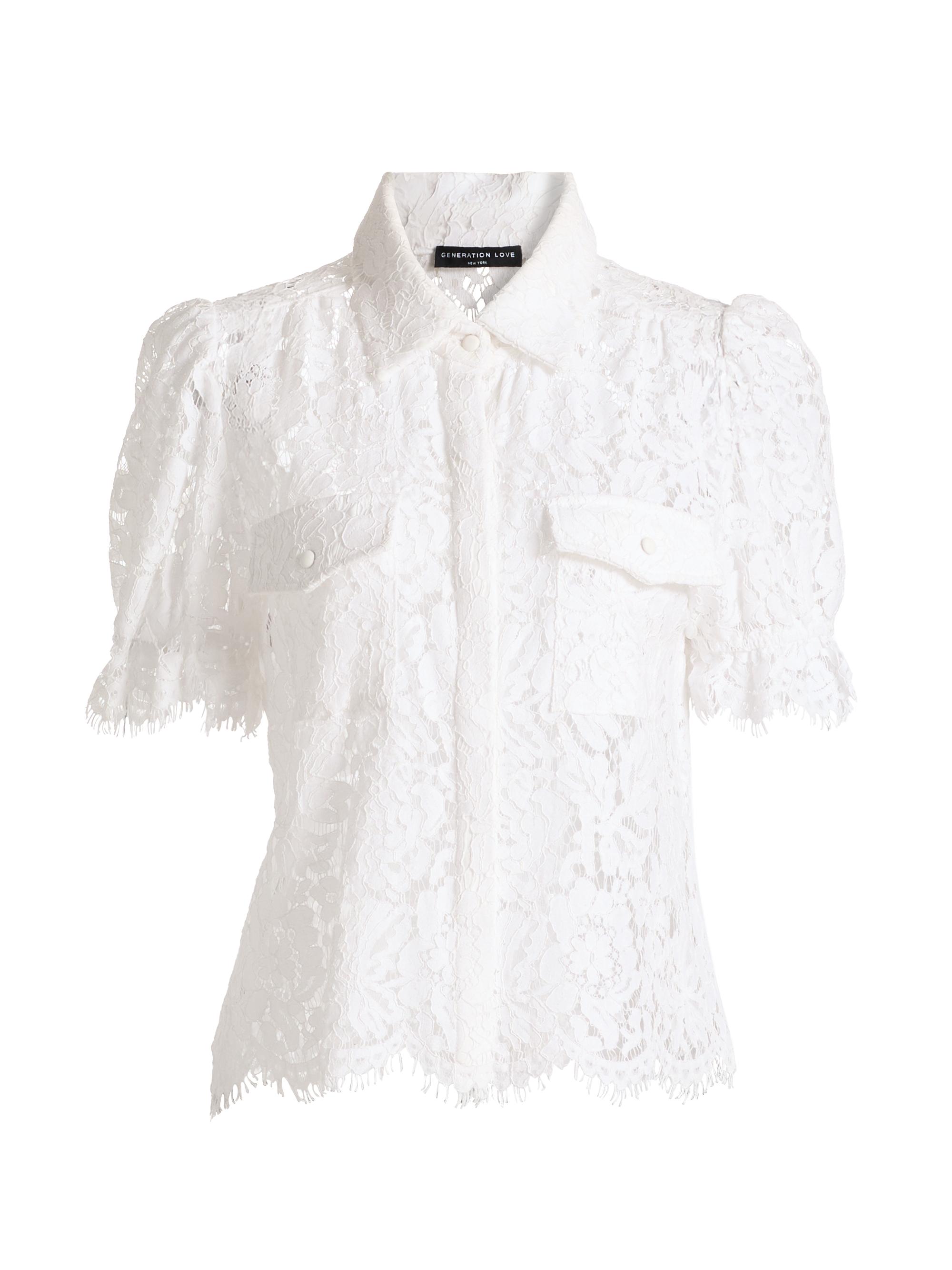 Generation Love Kairi Lace Wrap-Style Top | Saks Fifth Avenue