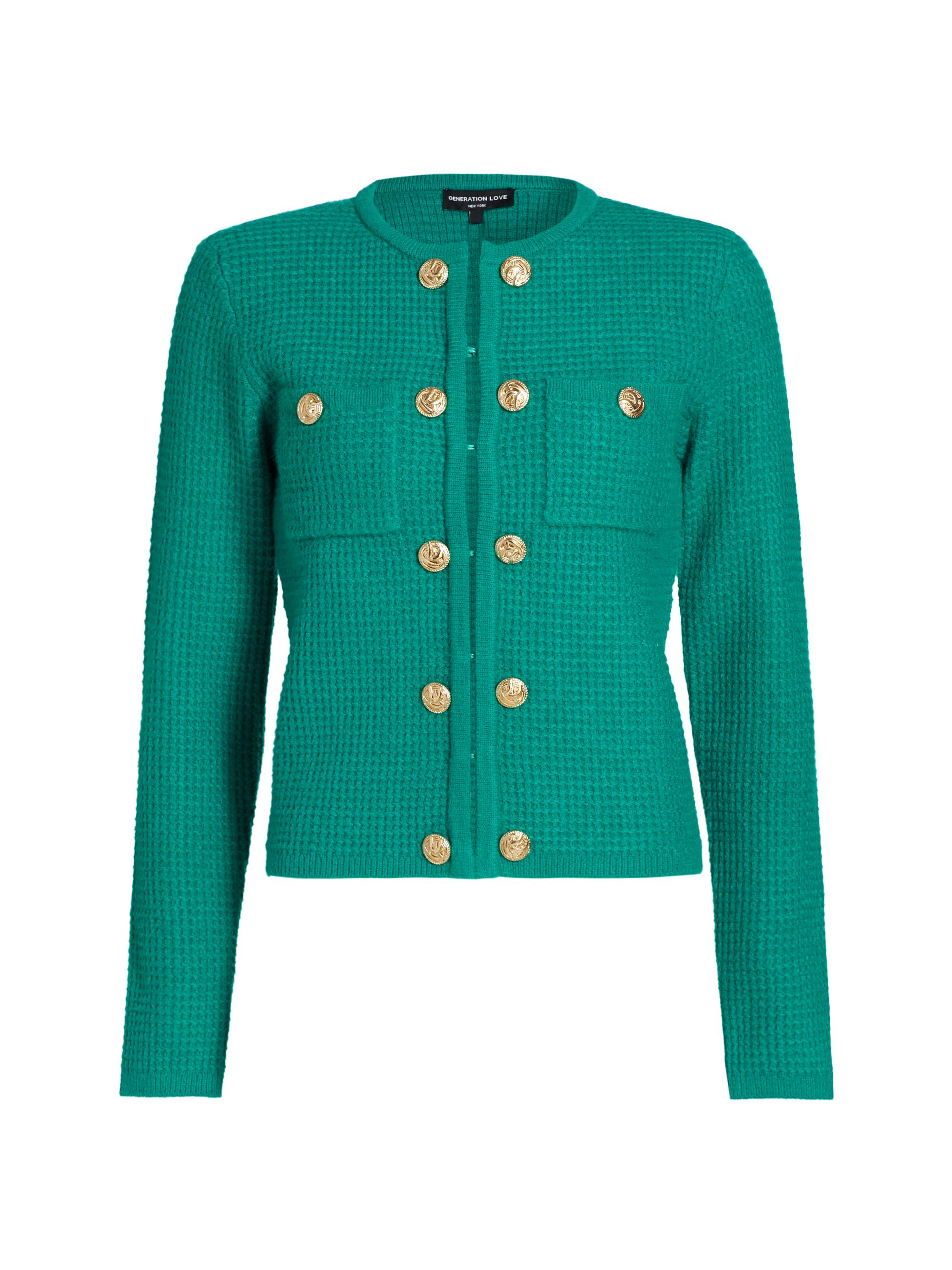 Generation Love Ellison Rib-Knit Cardigan | Saks Fifth Avenue