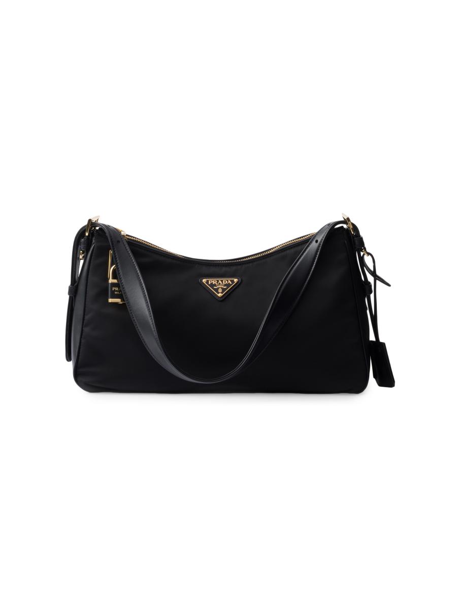 Prada Large Re-Nylon and Leather Shoulder Bag | Saks Fifth