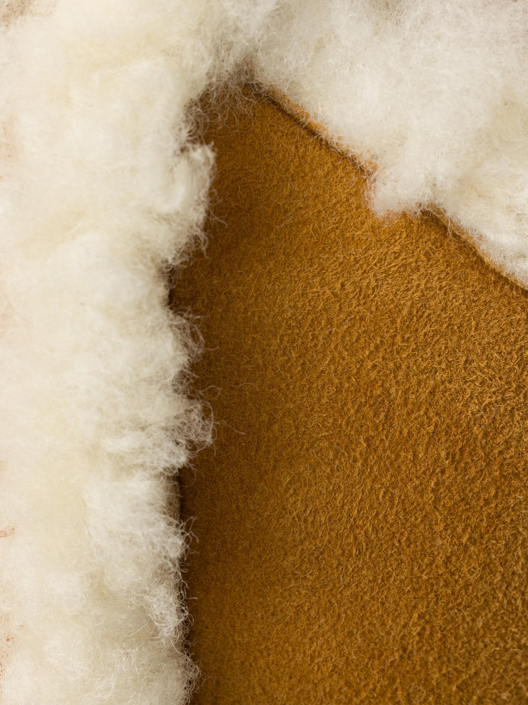 Prada Women's Suede Shearling Baseball Cap - Beige Khaki | Thumbnail 4