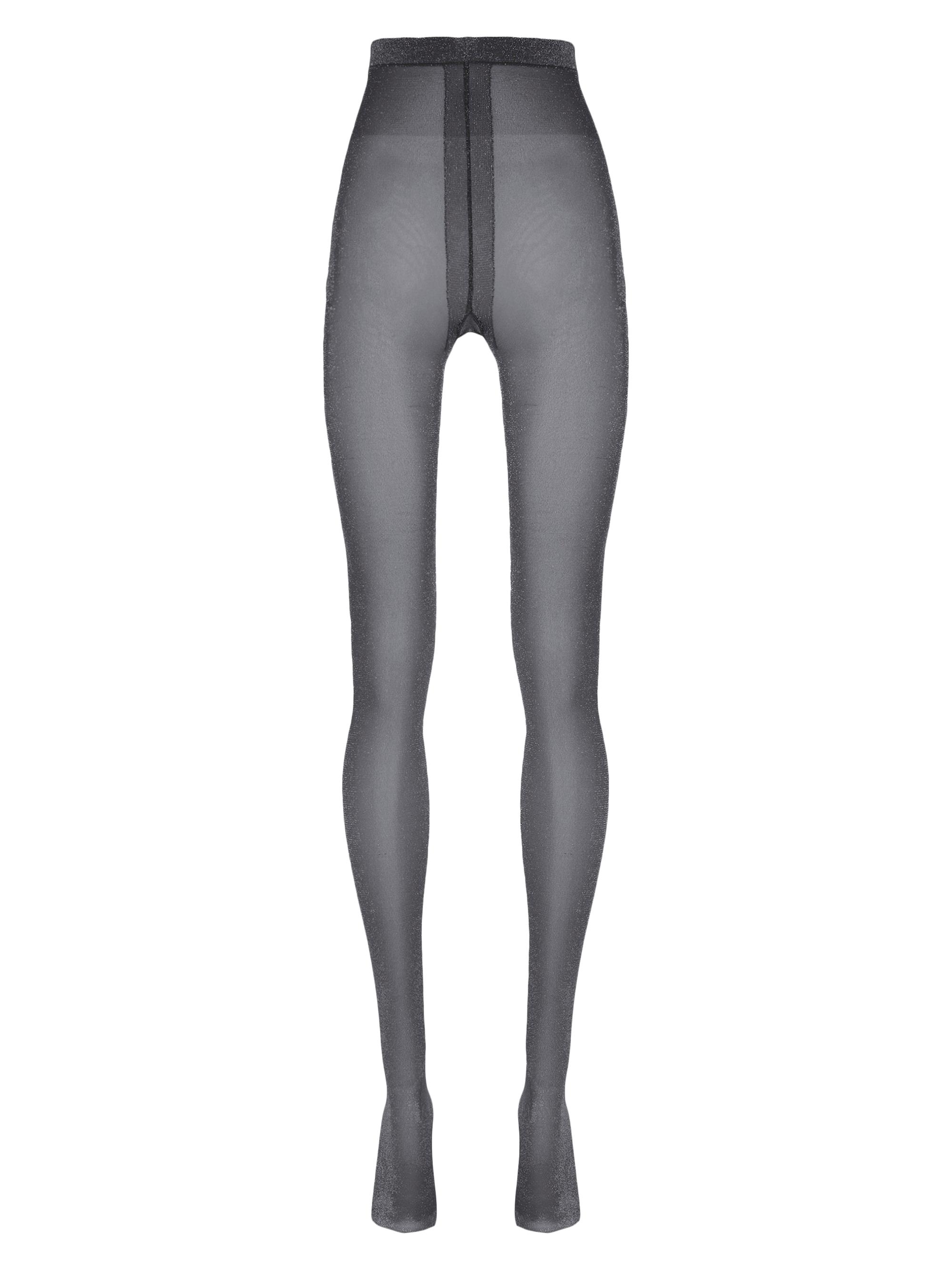 Wolford Women's Shimmer Tights - Black Silver Lurex