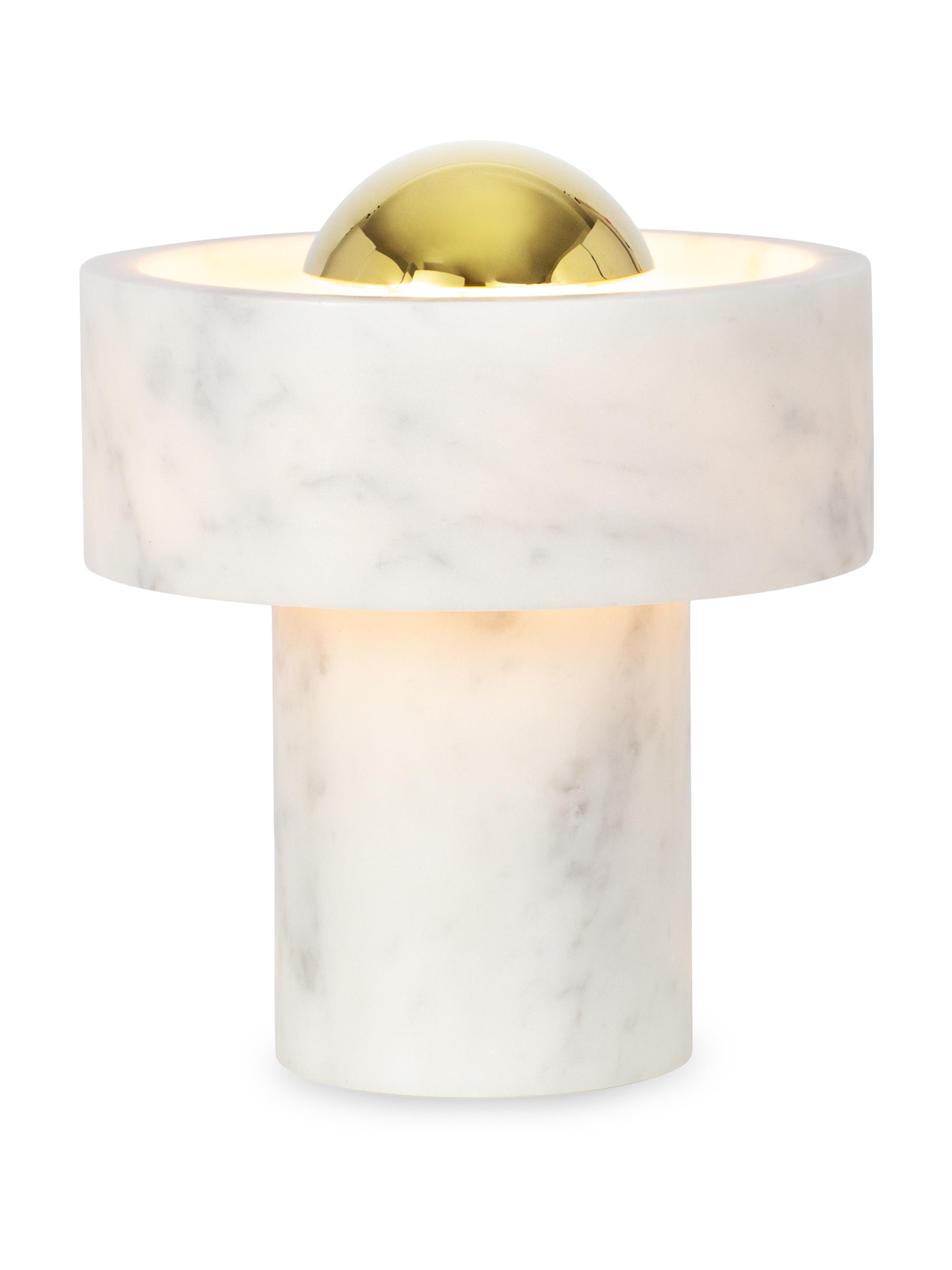 Tom Dixon Stone Portable LED Lamp - Gold